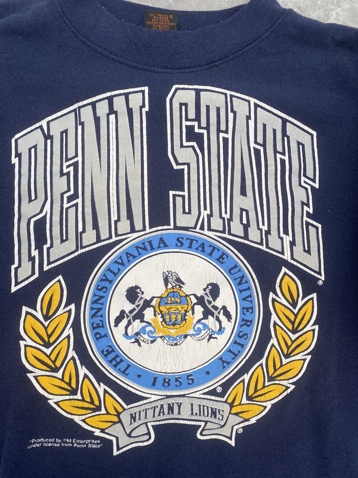 Vintage Vintage Penn State Big Logo Sweatshirt Size US L / EU 52-54 / 3 - 2 Thumbnail