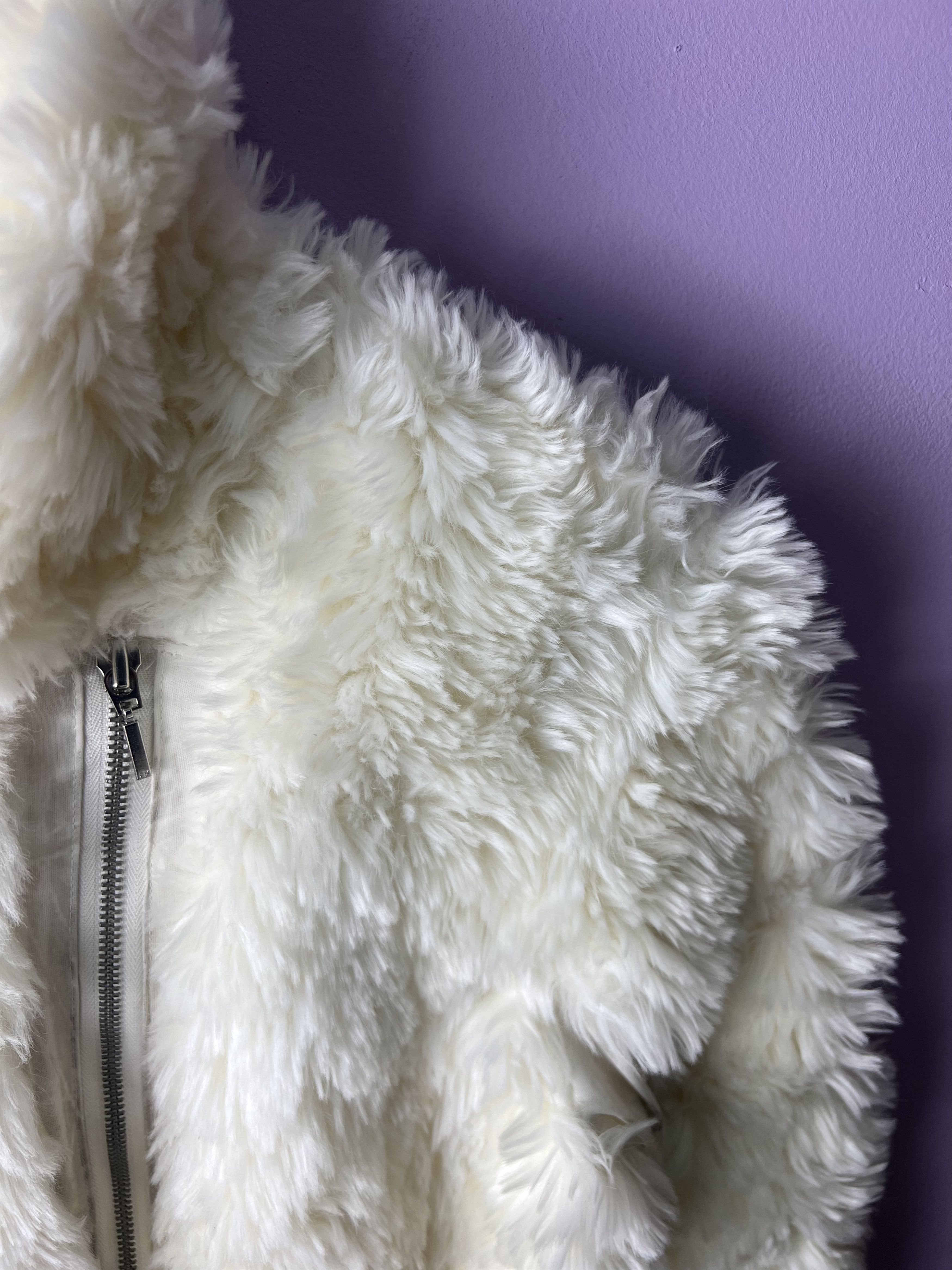 Armani Exchange 🔥Vintage Armani Exchange Faux Fur Zipper Jackets Size M / US 6-8 / IT 42-44 - 4 Thumbnail