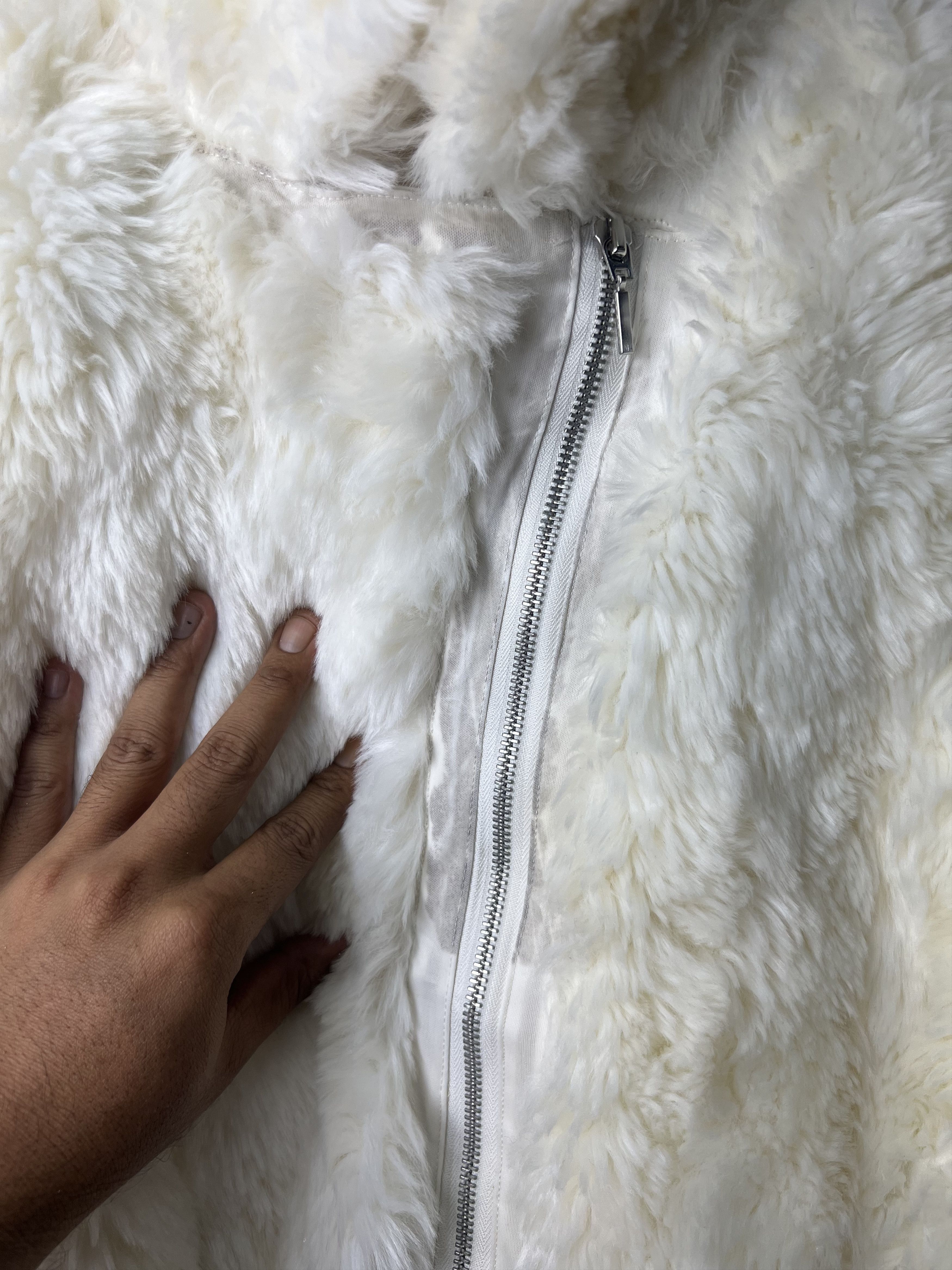Armani Exchange 🔥Vintage Armani Exchange Faux Fur Zipper Jackets Size M / US 6-8 / IT 42-44 - 9 Thumbnail
