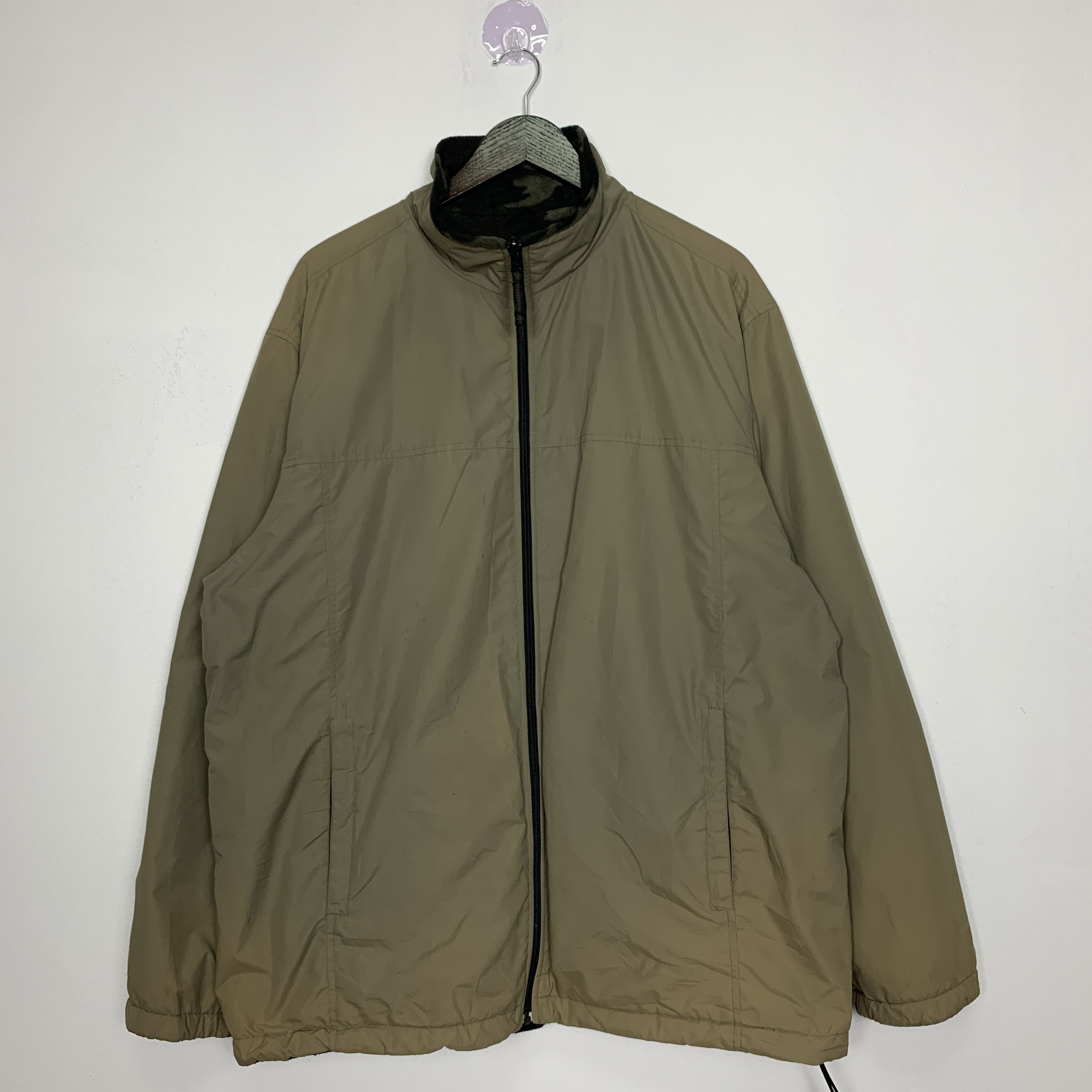 Japanese Brand Reversible UNIQLO Fleece Camouflage Jacket Size US L / EU 52-54 / 3 - 7 Thumbnail