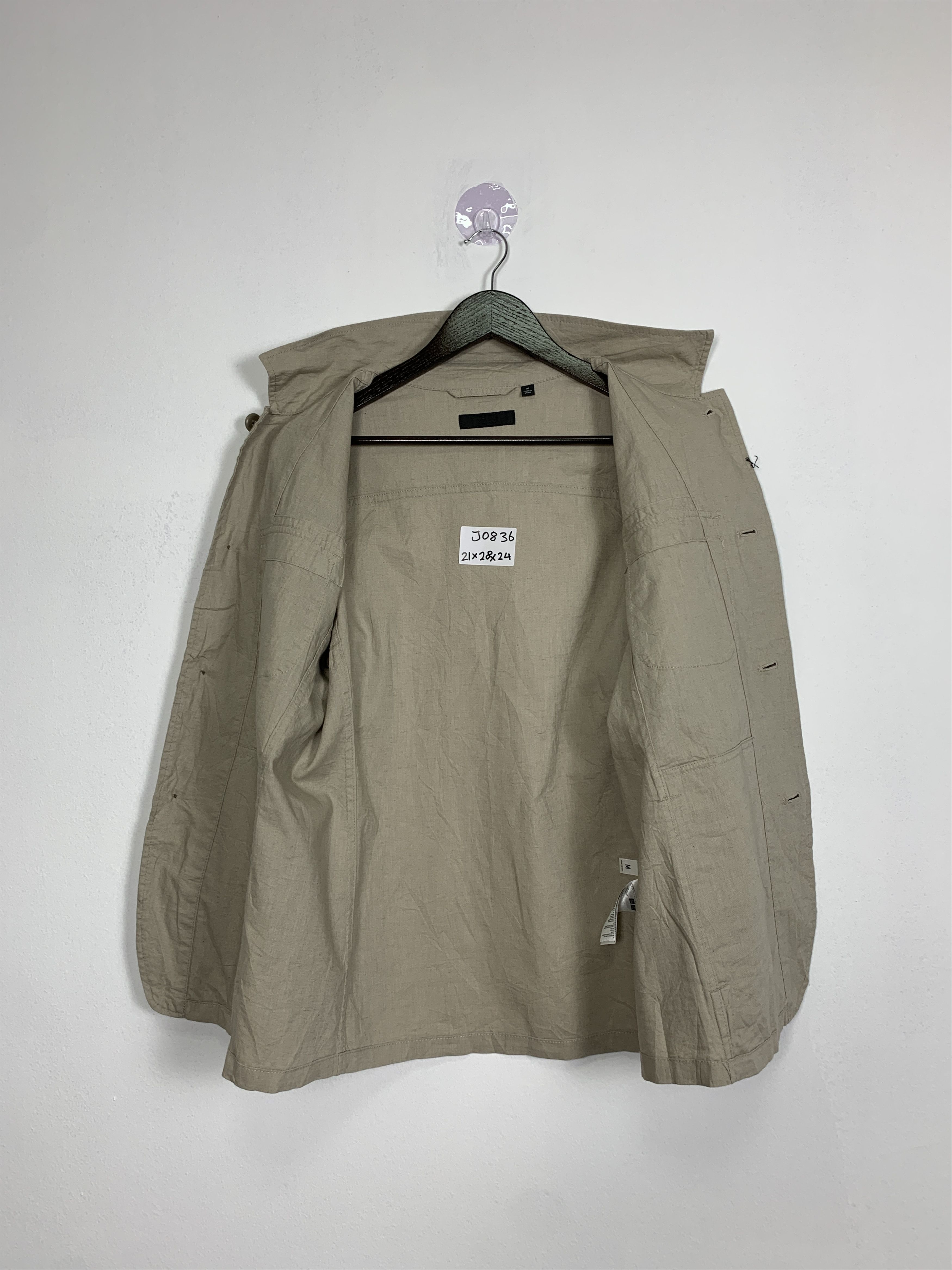 Japanese Brand UNIQLO Cotton Button Up Jacket Size US S / EU 44-46 / 1 - 8 Thumbnail