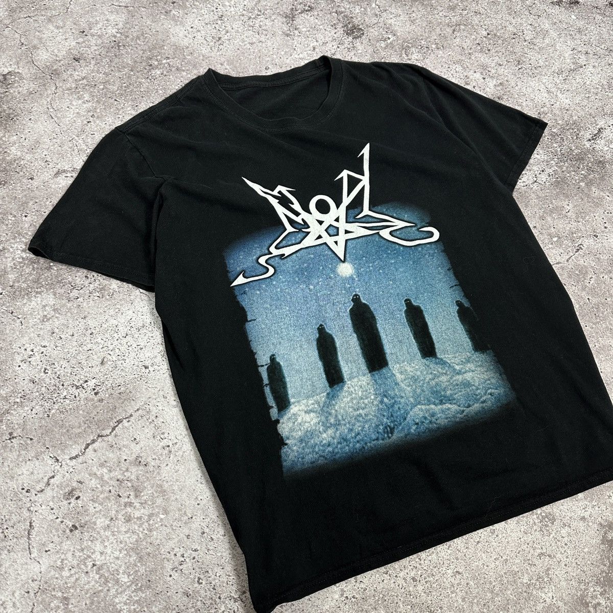 Band Tees Vintage Y2K Summoning Nightshades Forest Black metal tee Size US L / EU 52-54 / 3 - 5 Thumbnail