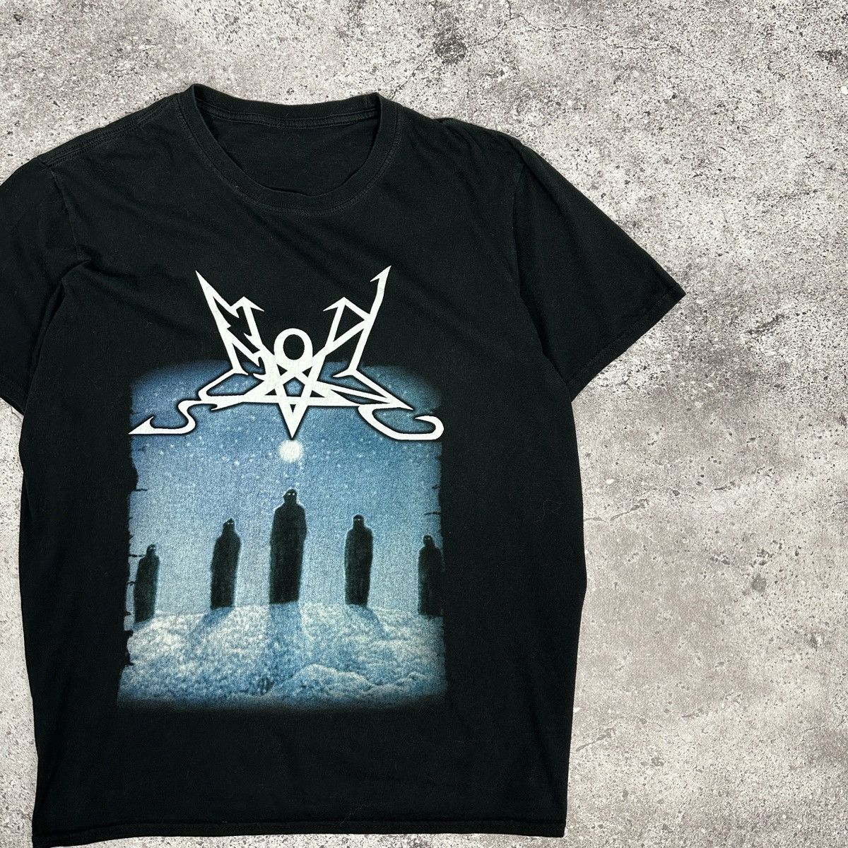 Band Tees Vintage Y2K Summoning Nightshades Forest Black metal tee Size US L / EU 52-54 / 3 - 3 Thumbnail