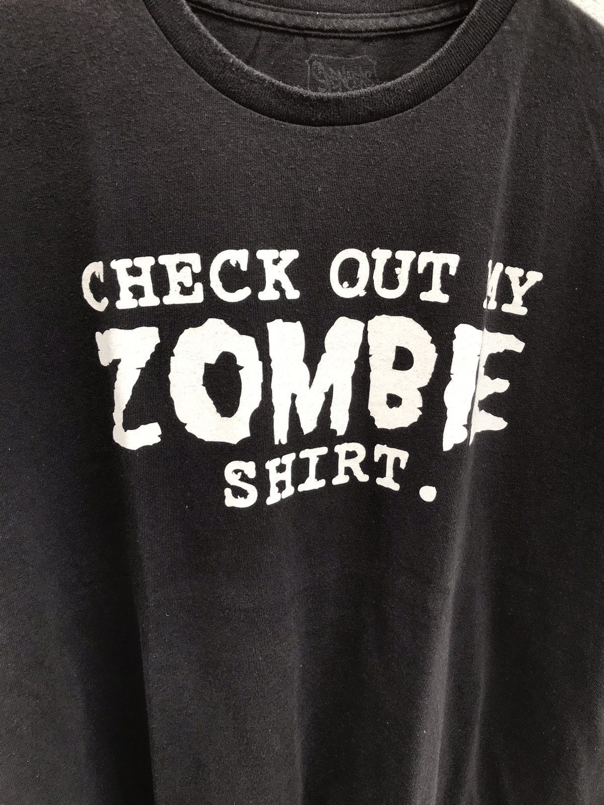 Vintage Check Out My Zombie Shirt Size US XL / EU 56 / 4 - 3 Thumbnail