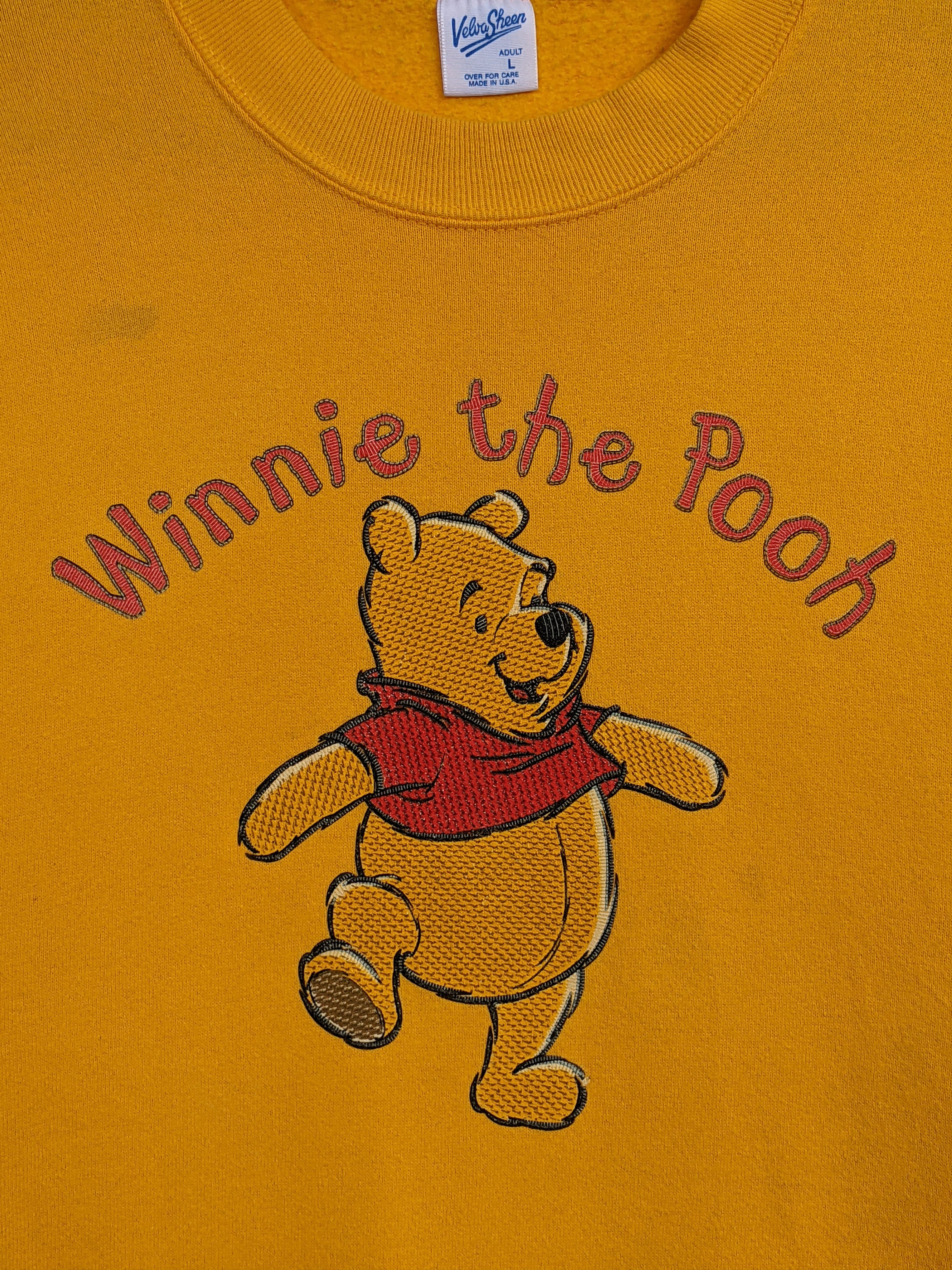 Disney Vintage Winnie The Pooh Sweatshirt Size US L / EU 52-54 / 3 - 3 Thumbnail