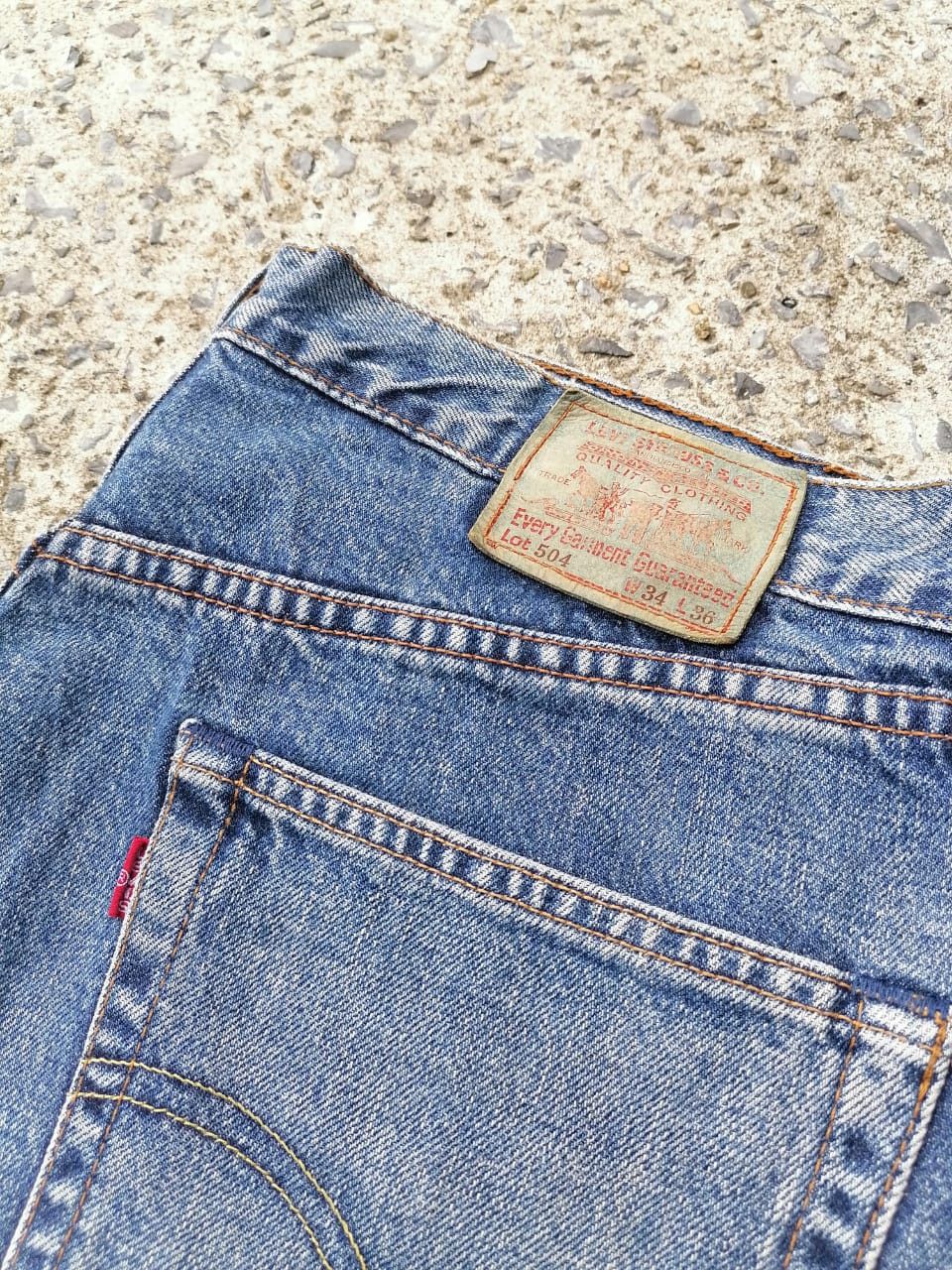 Japanese Brand × Levi's × Levi's Vintage Clothing Levi's Strauss 504 Denim Jeans Size US 34 / EU 50 - 6 Thumbnail