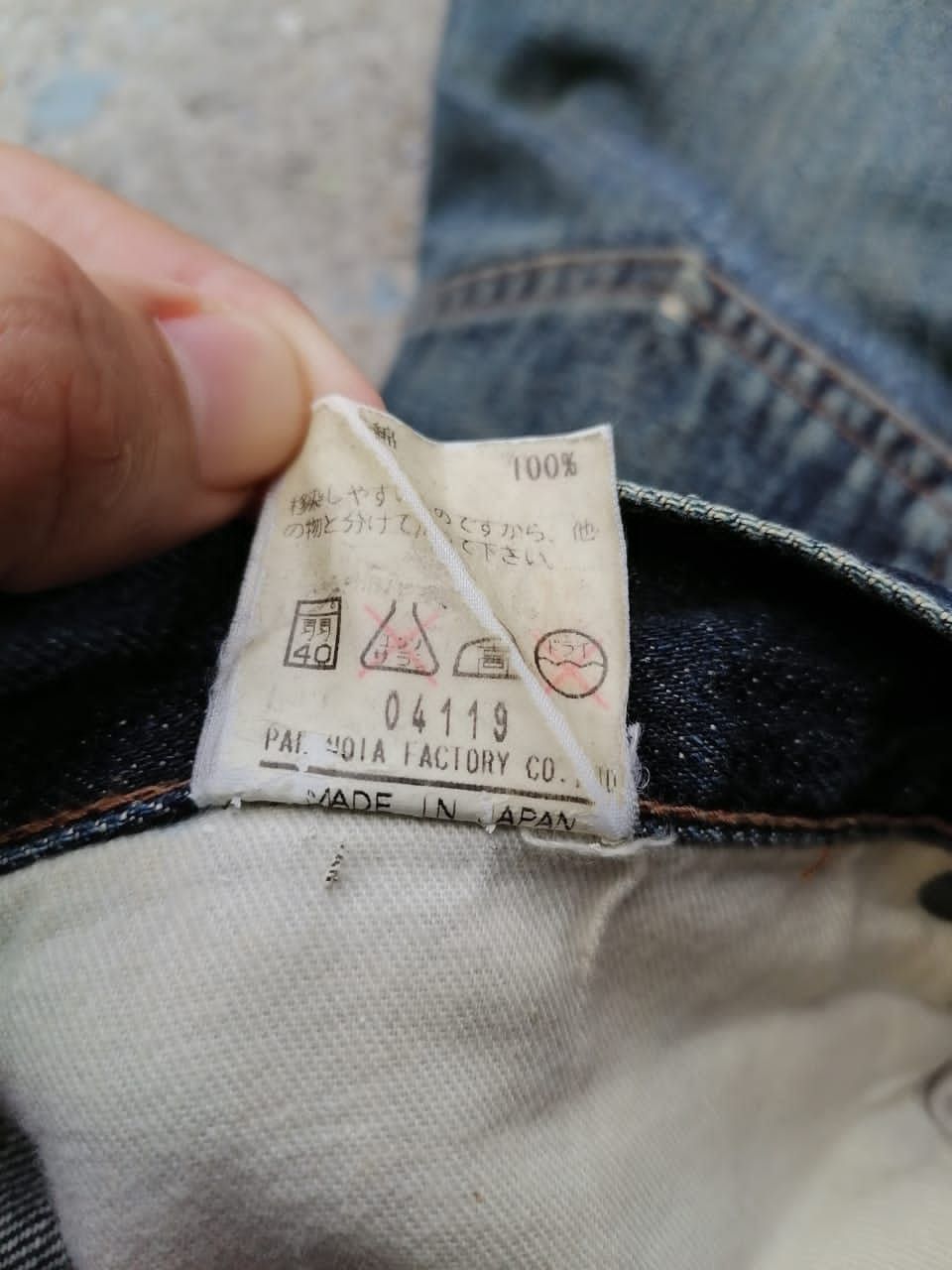 Japanese Brand × Vintage Virus Made In Japan Selvedge Distressed Denim Jeans Size US 30 / EU 46 - 4 Thumbnail