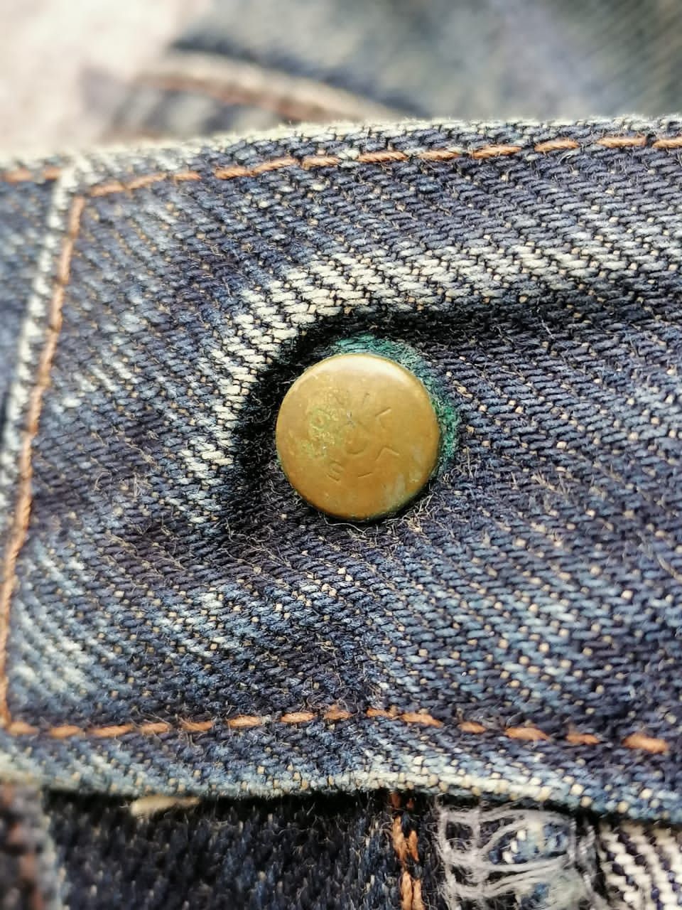 Japanese Brand × Vintage Virus Made In Japan Selvedge Distressed Denim Jeans Size US 30 / EU 46 - 3 Thumbnail