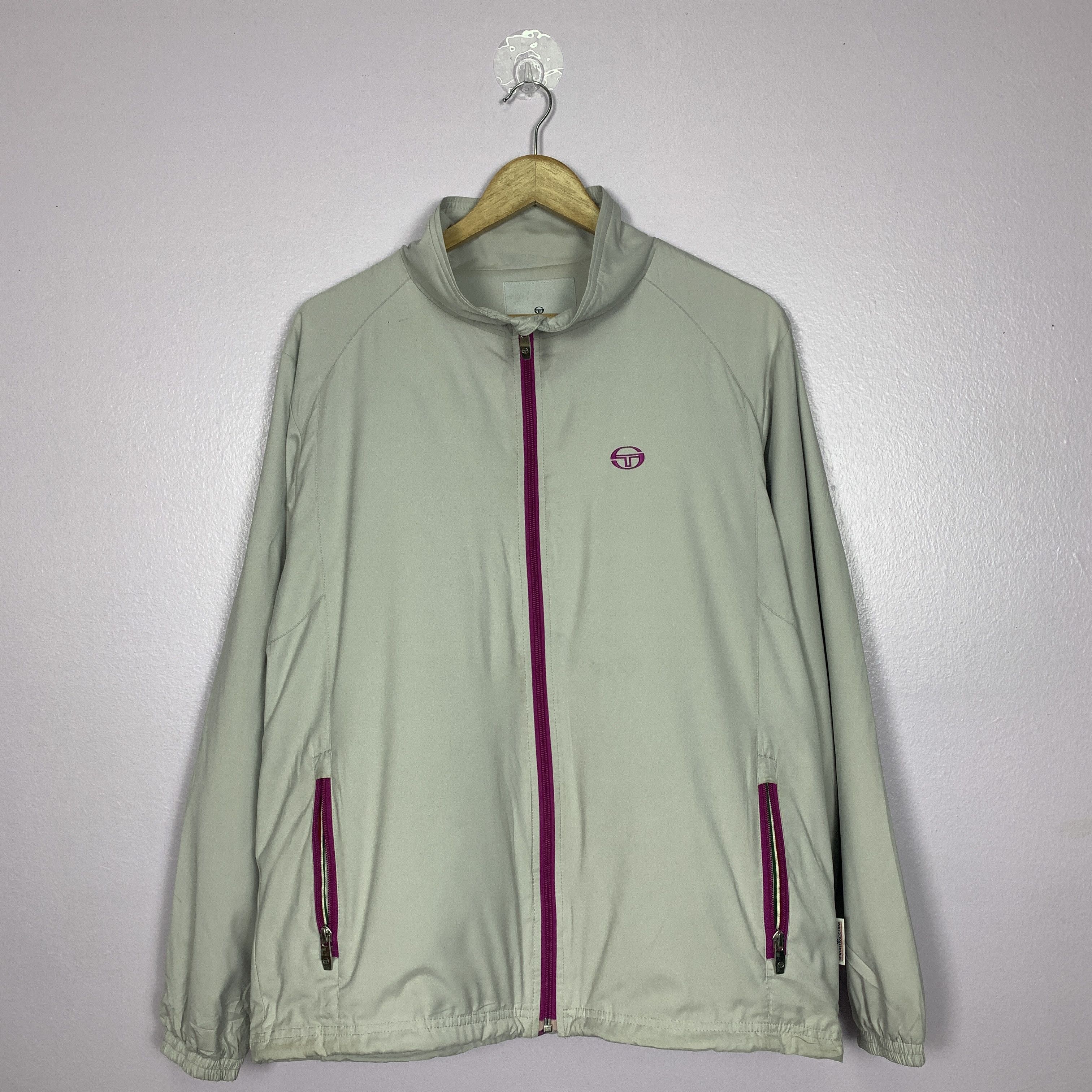 Sergio Tacchini Vintage SERGIO TACCHINI Windbreaker Zip Up Jacket Size US S / EU 44-46 / 1 - 1 Thumbnail