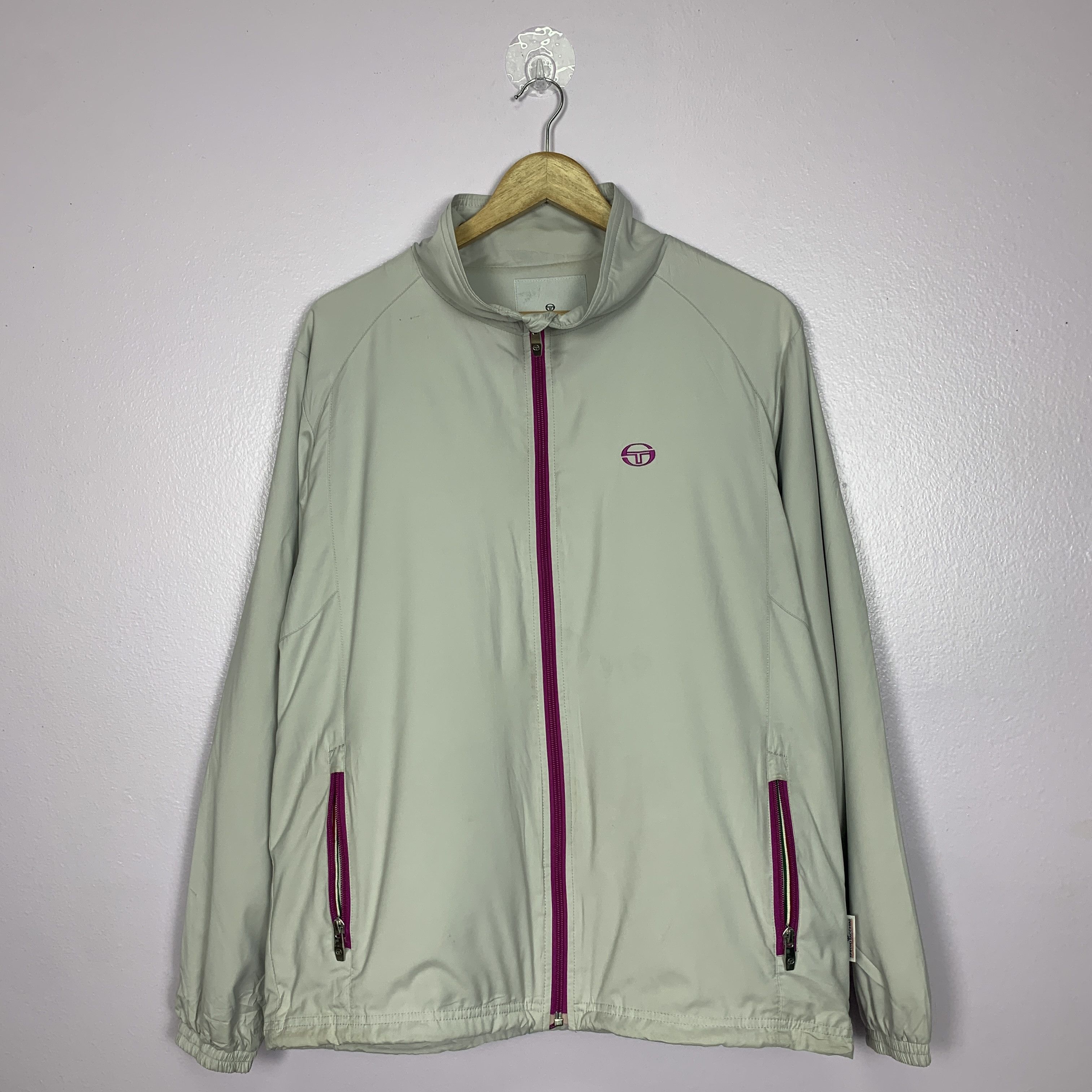Sergio Tacchini Vintage SERGIO TACCHINI Windbreaker Zip Up Jacket Size US S / EU 44-46 / 1 - 2 Thumbnail