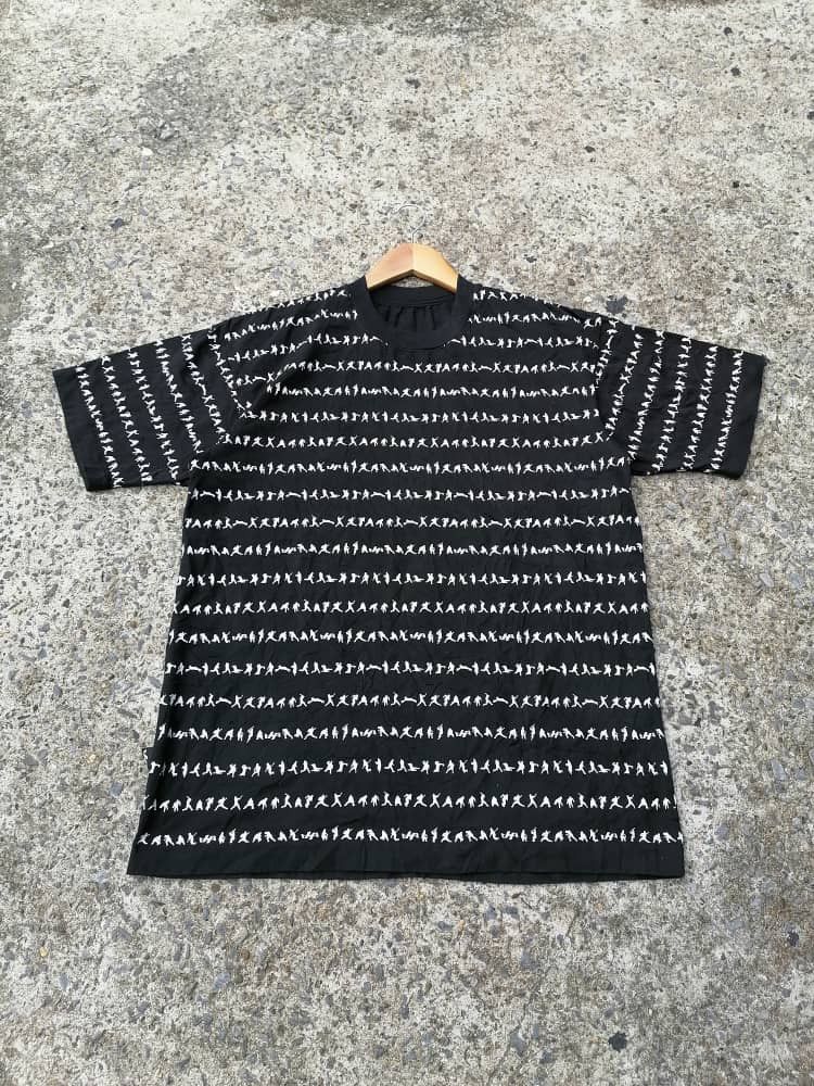 Japanese Brand × Vintage Vectors Men Allover Print Tee Size US L / EU 52-54 / 3 - 1 Thumbnail