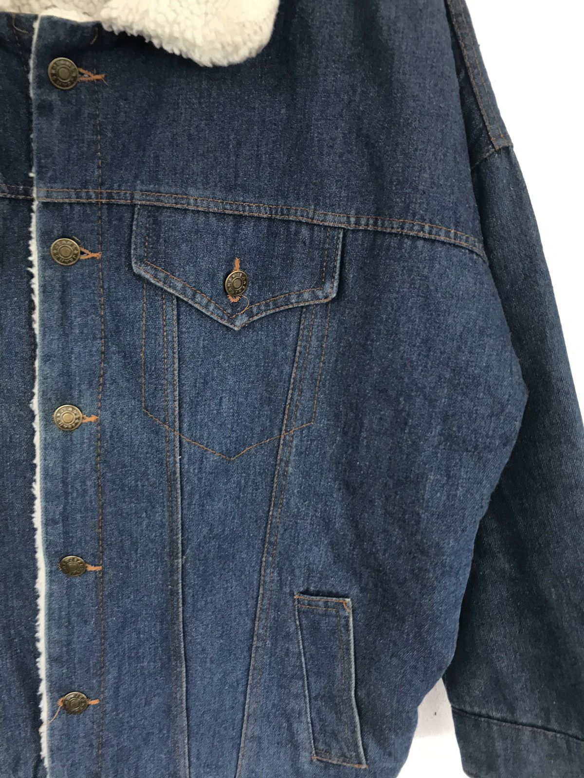 Vintage Vintage 60's Jean Sherpa Jacket Size US L / EU 52-54 / 3 - 3 Thumbnail