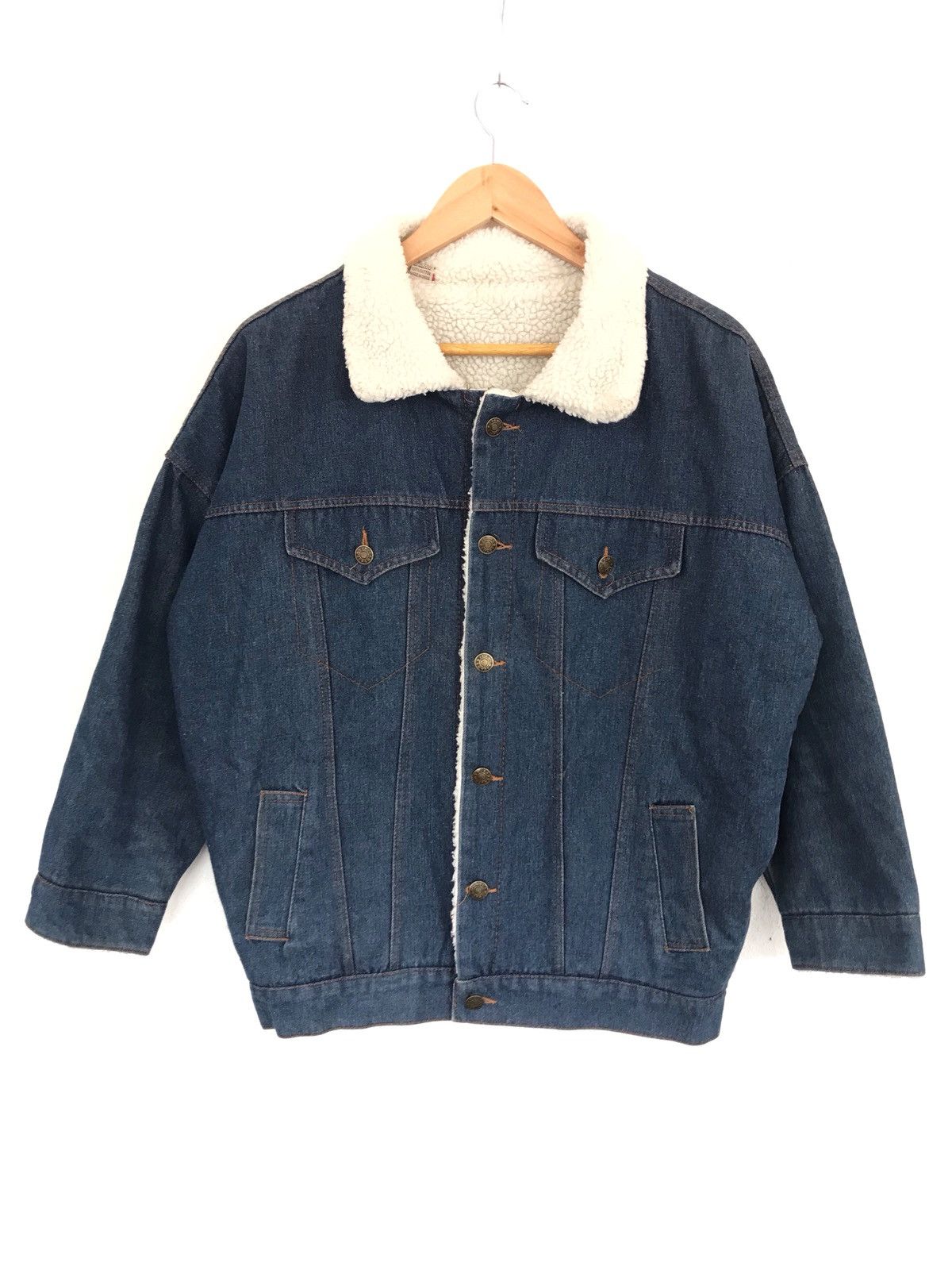 Vintage Vintage 60's Jean Sherpa Jacket Size US L / EU 52-54 / 3 - 1 Thumbnail