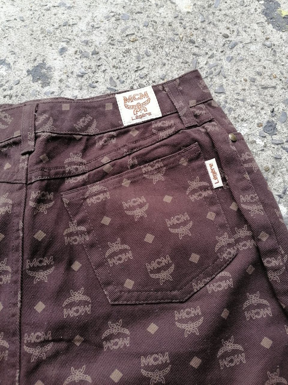 MCM MCM Monogram Skirt Size 26" / US 2 / IT 38 - 9 Thumbnail