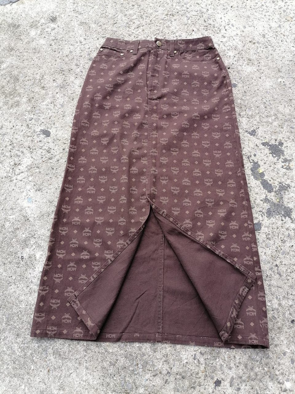 MCM MCM Monogram Skirt Size 26" / US 2 / IT 38 - 2 Thumbnail
