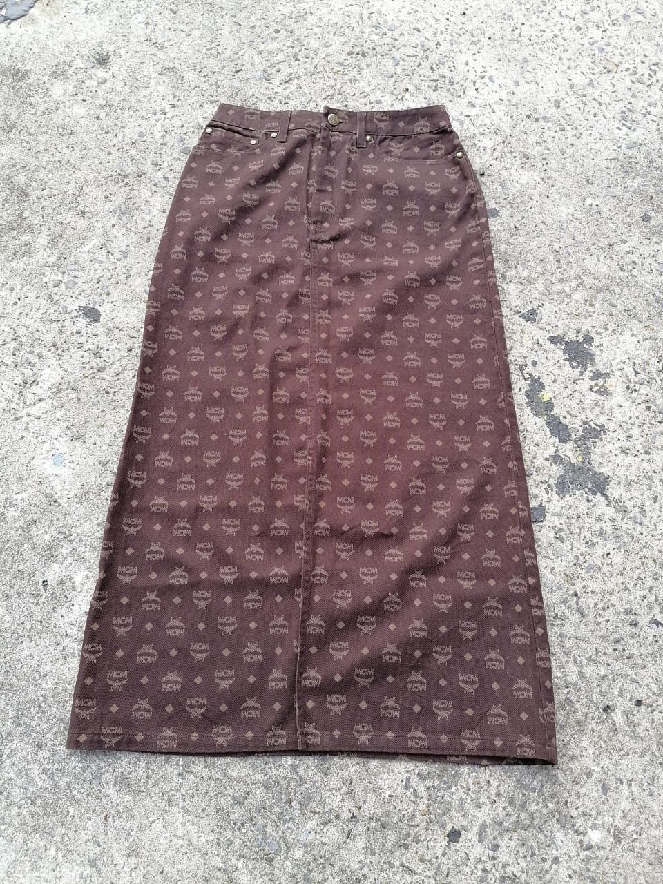 MCM MCM Monogram Skirt Size 26" / US 2 / IT 38 - 1 Thumbnail