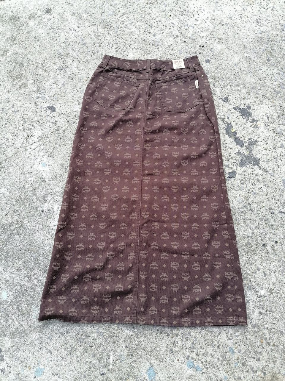 MCM MCM Monogram Skirt Size 26" / US 2 / IT 38 - 3 Thumbnail