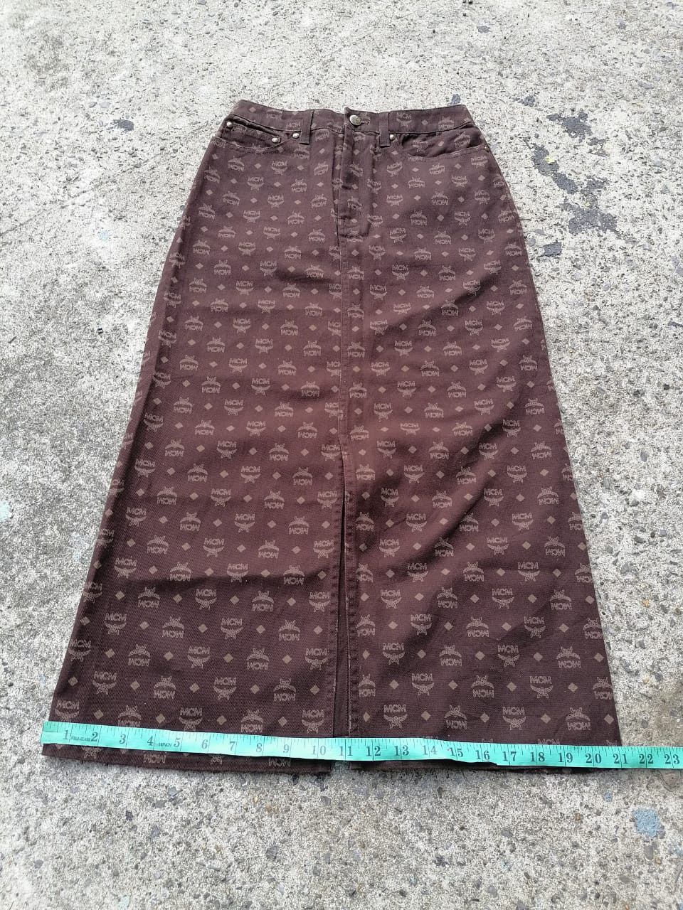 MCM MCM Monogram Skirt Size 26" / US 2 / IT 38 - 4 Thumbnail