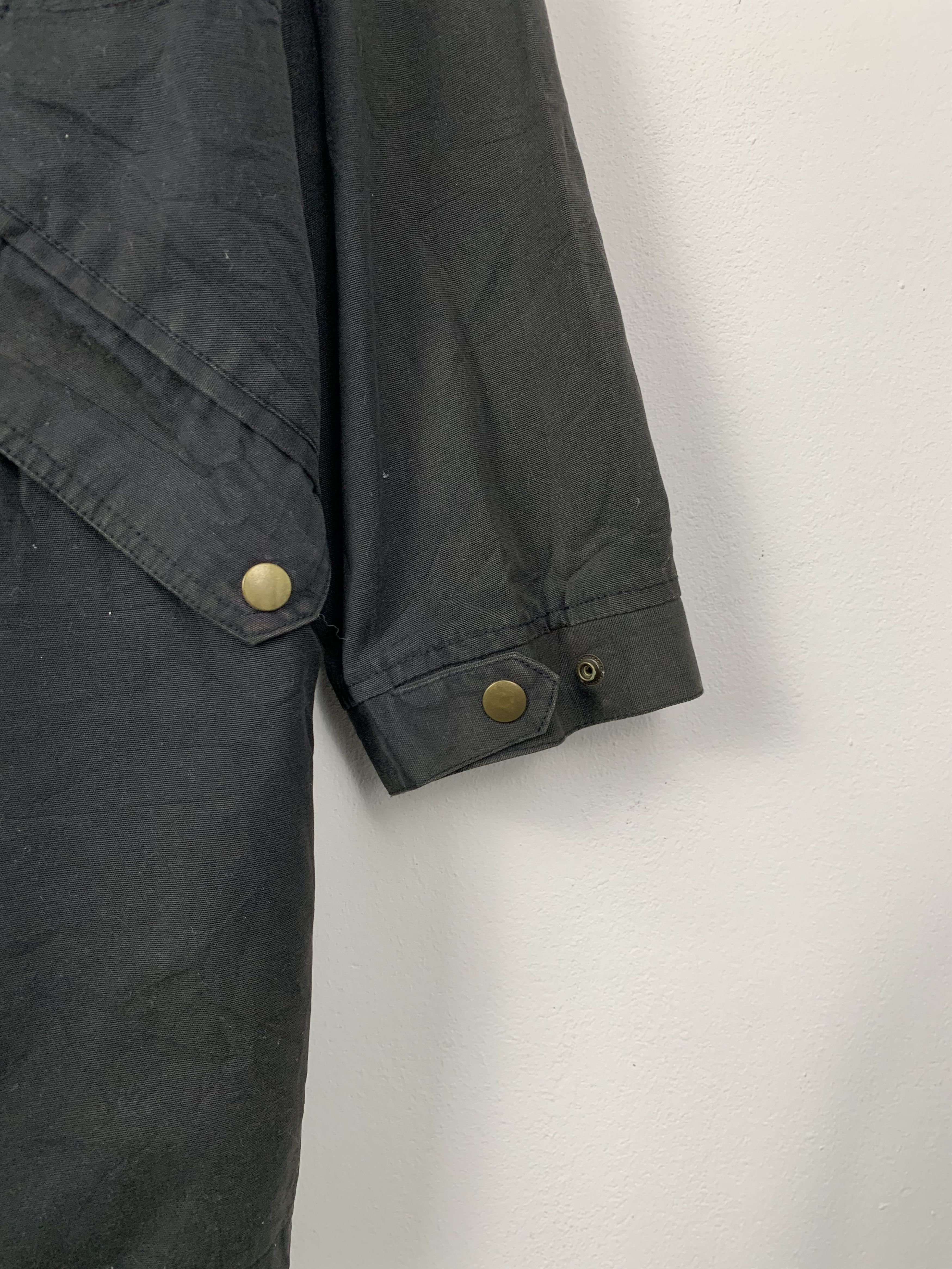 Japanese Brand Vintage JAPANESE BRAND Long Parkas Black J0623 Hoodie Size US M / EU 48-50 / 2 - 3 Thumbnail