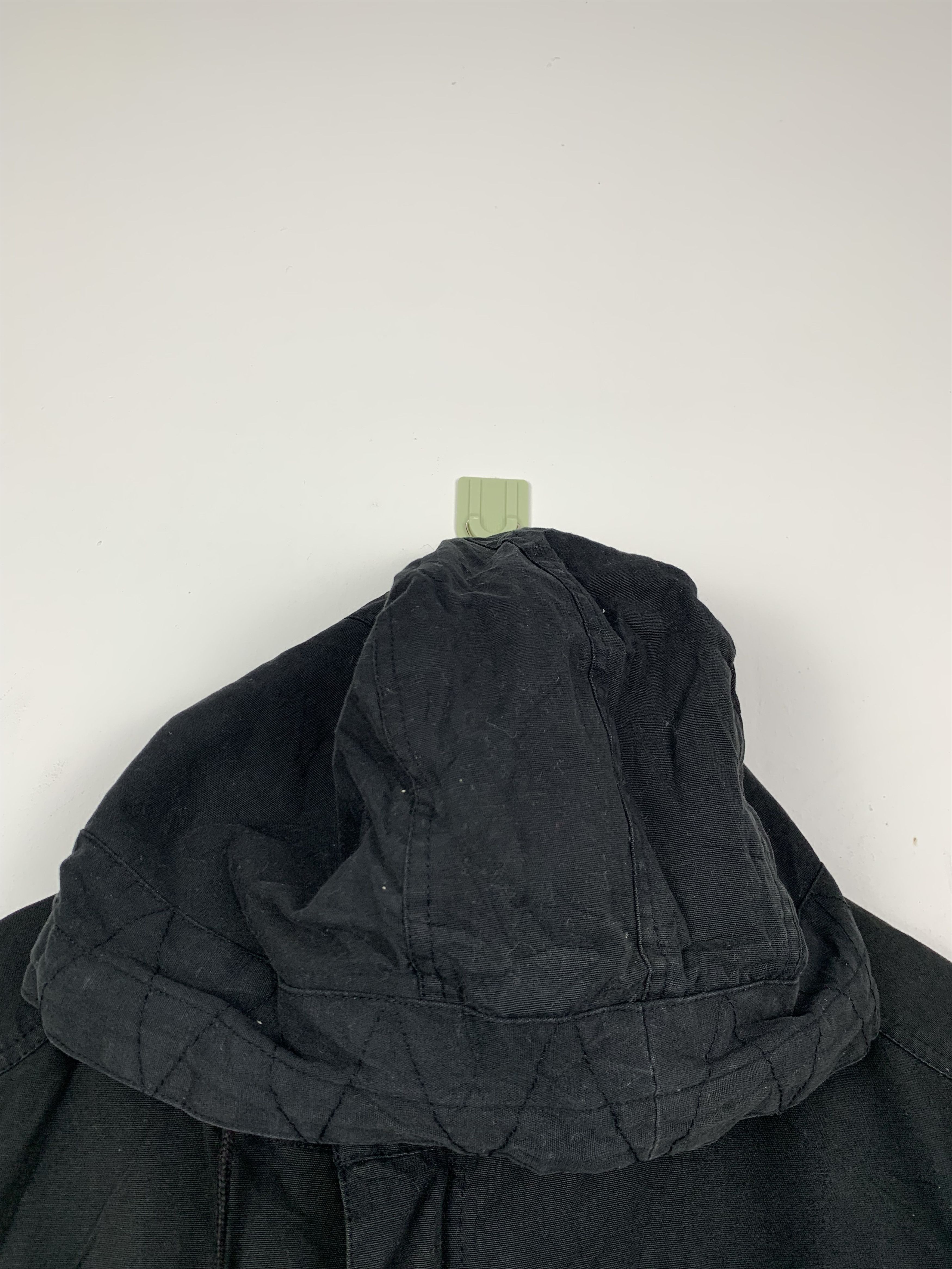 Japanese Brand Vintage JAPANESE BRAND Long Parkas Black J0623 Hoodie Size US M / EU 48-50 / 2 - 5 Thumbnail