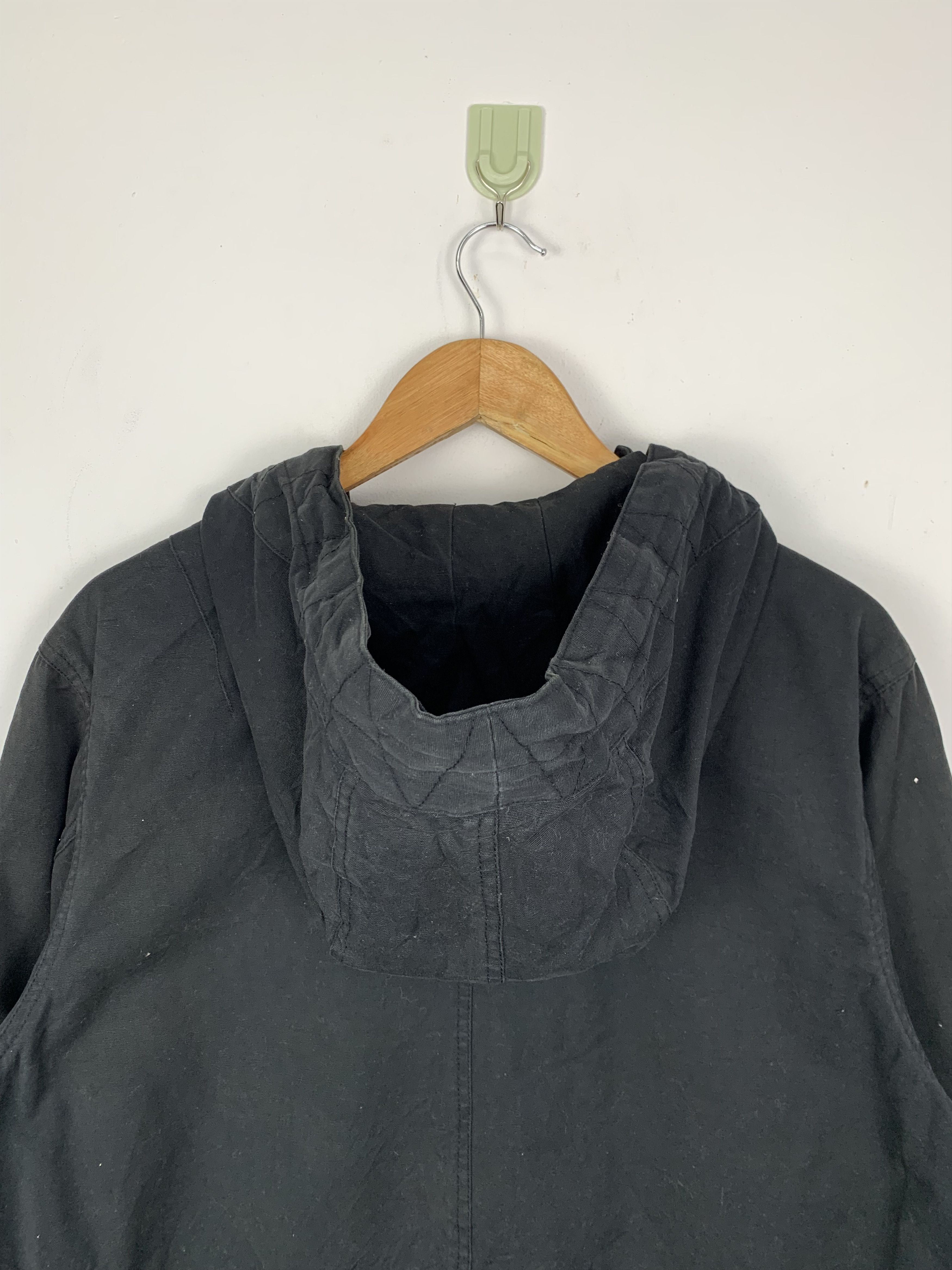 Japanese Brand Vintage JAPANESE BRAND Long Parkas Black J0623 Hoodie Size US M / EU 48-50 / 2 - 10 Thumbnail