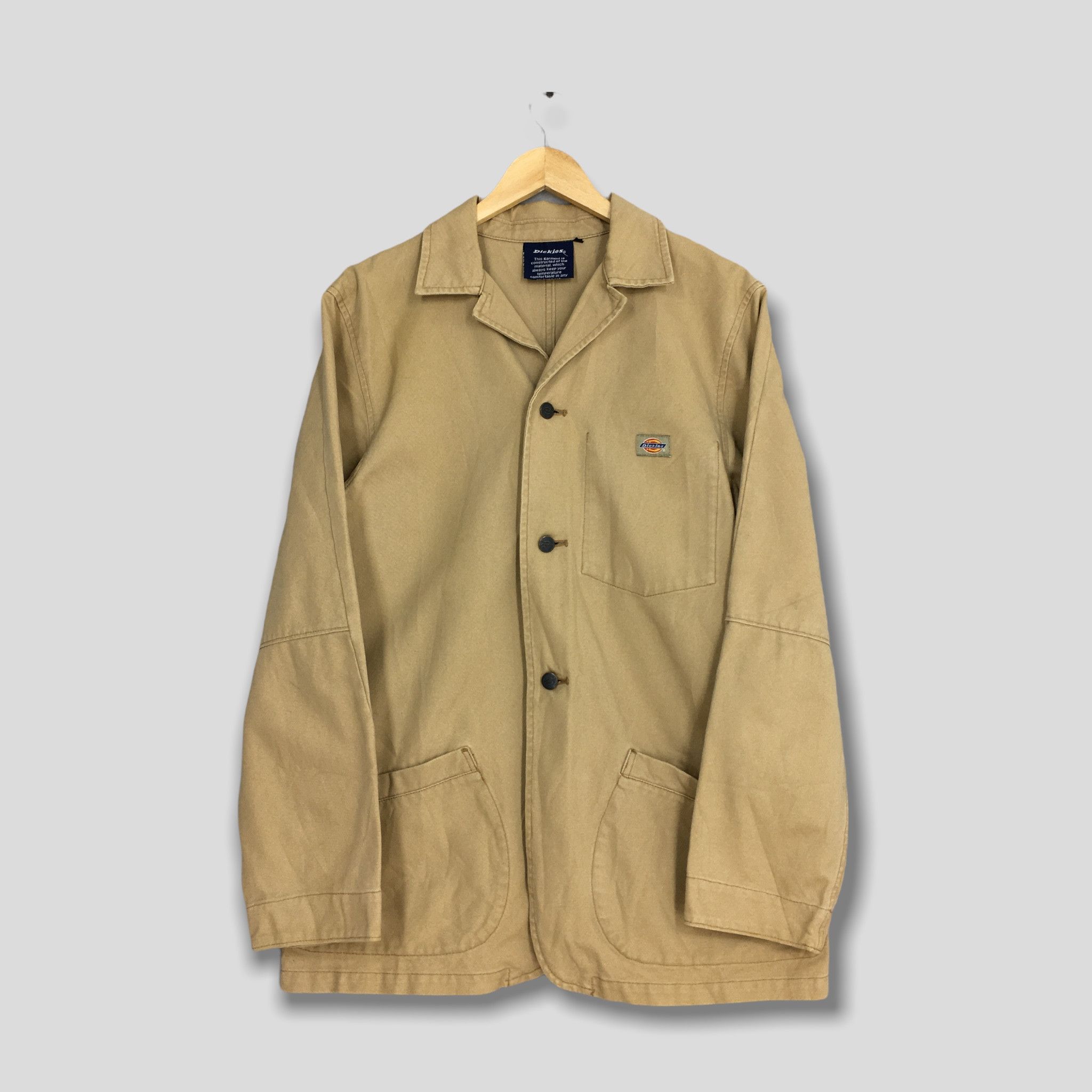 Dickies Vintage Dickies Worker Denim Workwear Jacket Large Size US L / EU 52-54 / 3 - 1 Thumbnail