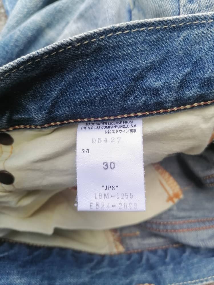 Japanese Brand × Lee Lee Made In Japan Denim Jeans Size US 32 / EU 48 - 4 Thumbnail