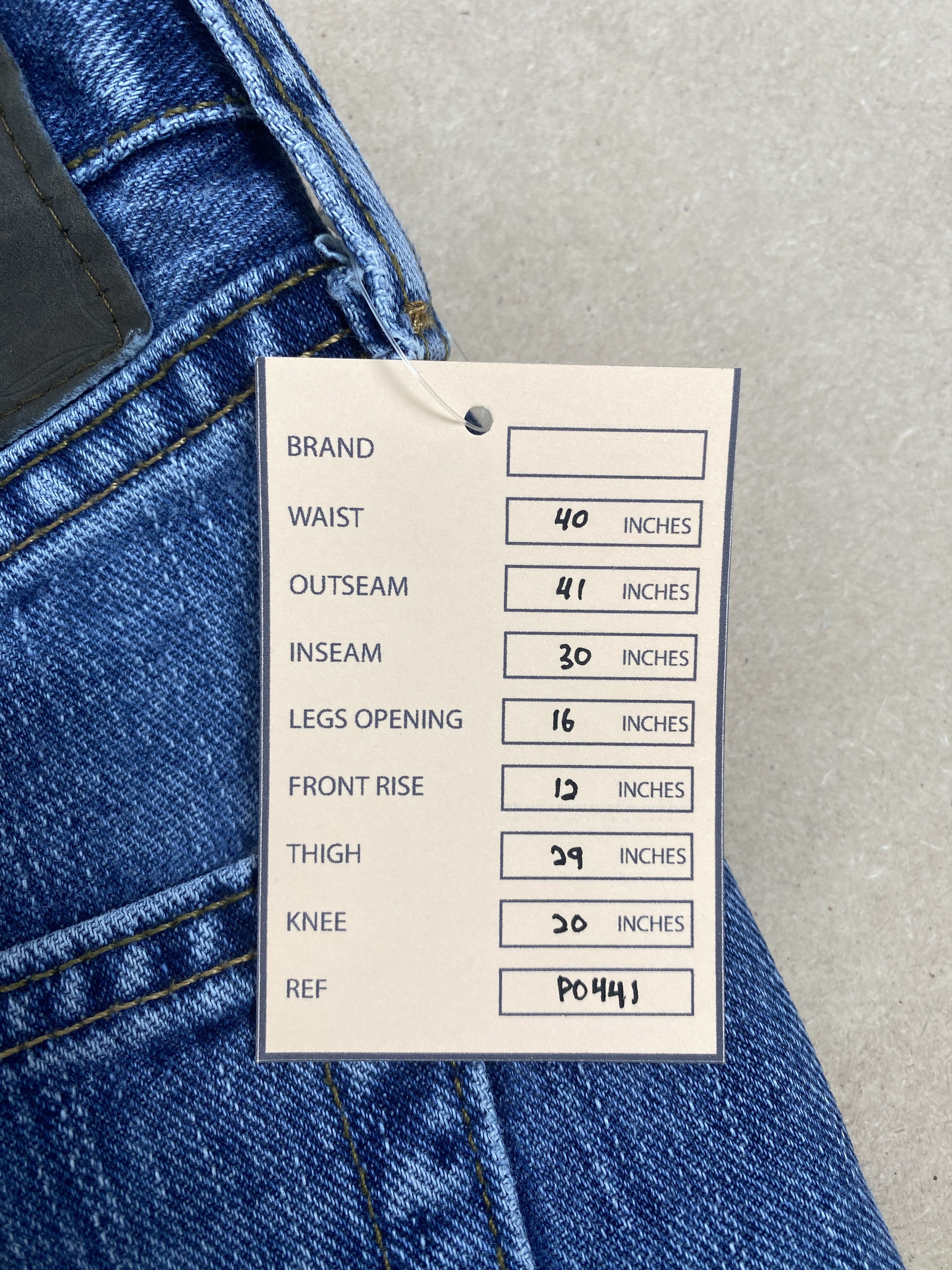 Lee Vintage Lee Straight Cut Blue Jeans Size US 40 / EU 56 - 17 Thumbnail