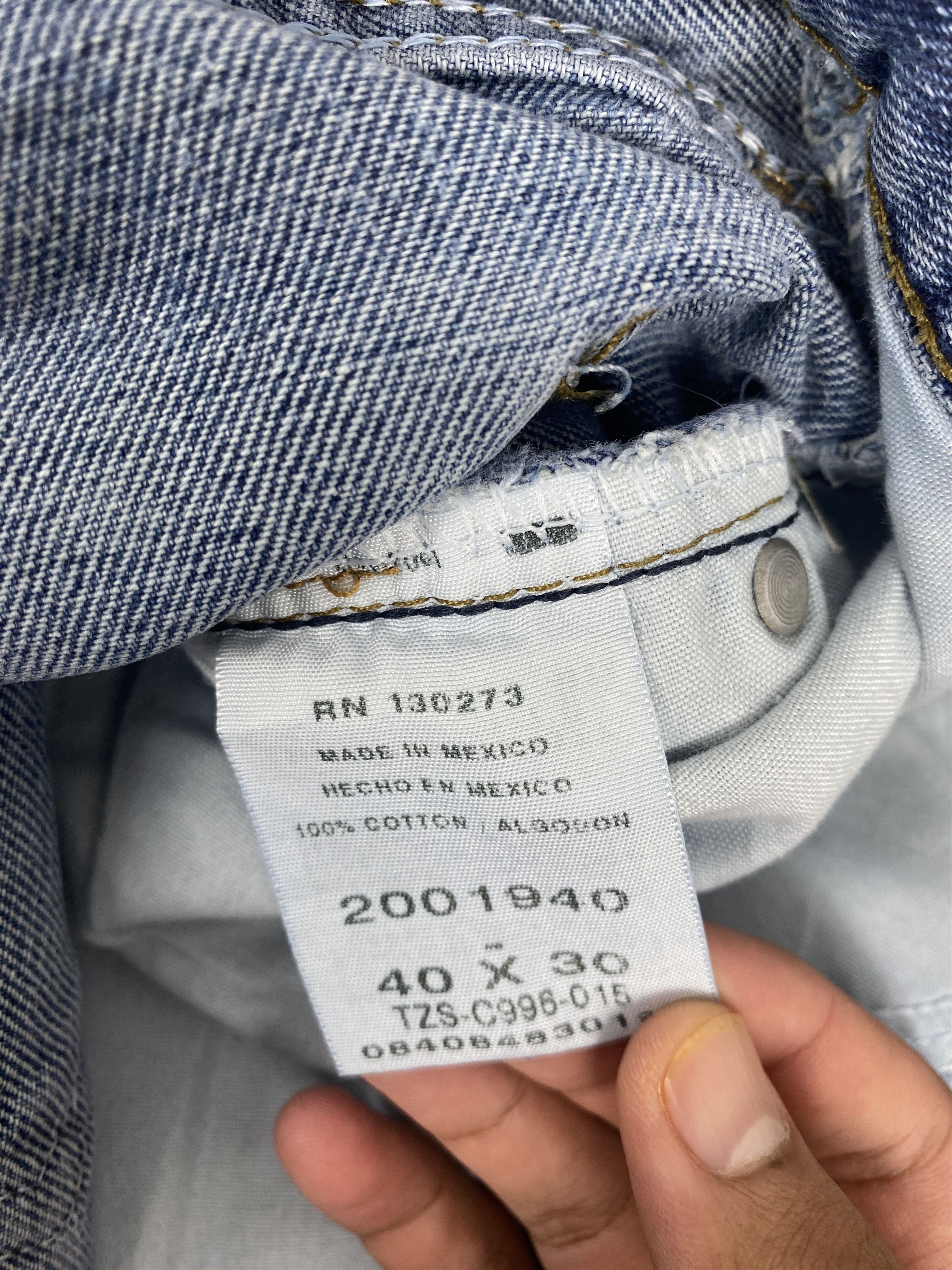 Lee Vintage Lee Straight Cut Blue Jeans Size US 40 / EU 56 - 10 Thumbnail