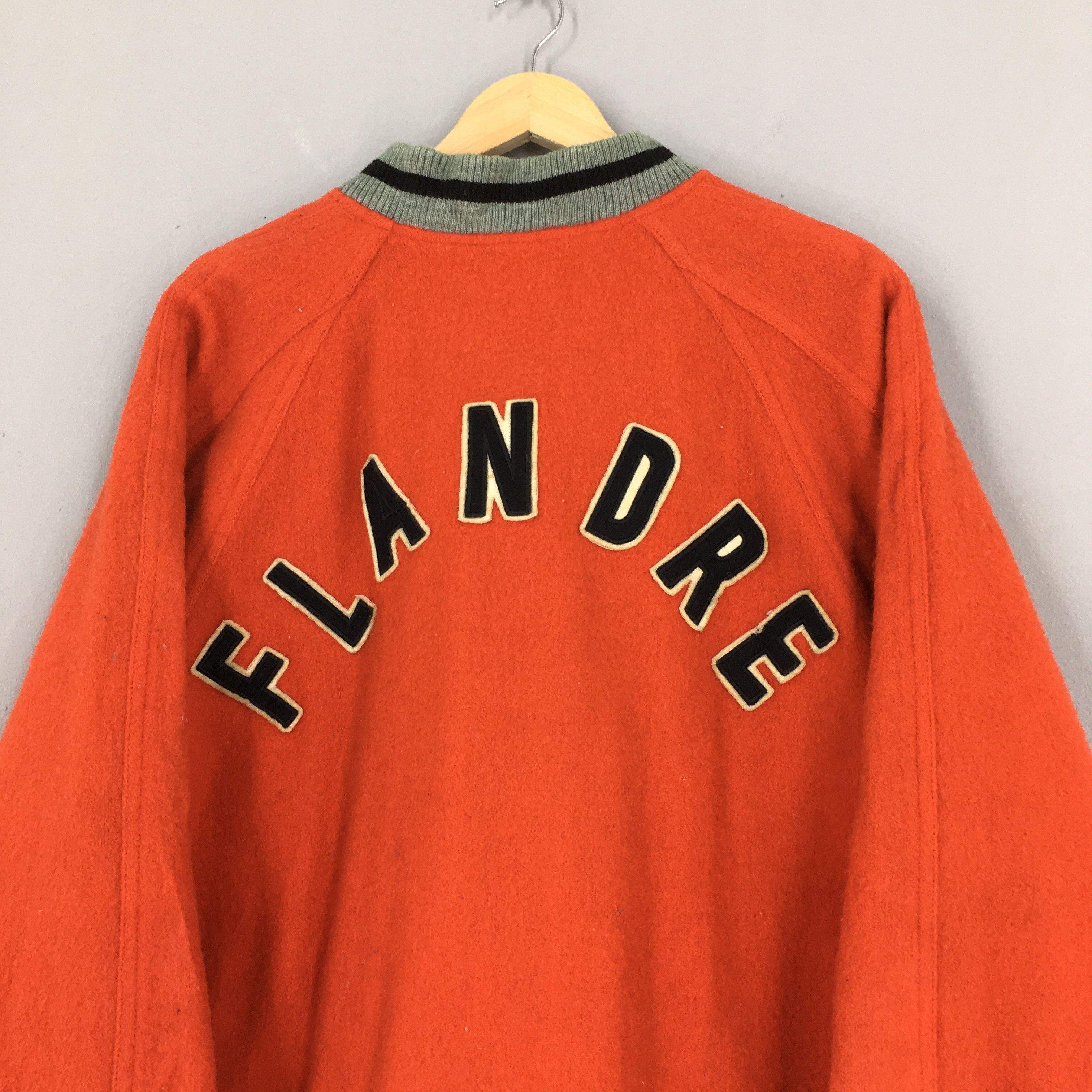 Japanese Brand Vintage 1985 Men's Flandre Japan Wool Jacket Large Size US L / EU 52-54 / 3 - 2 Thumbnail