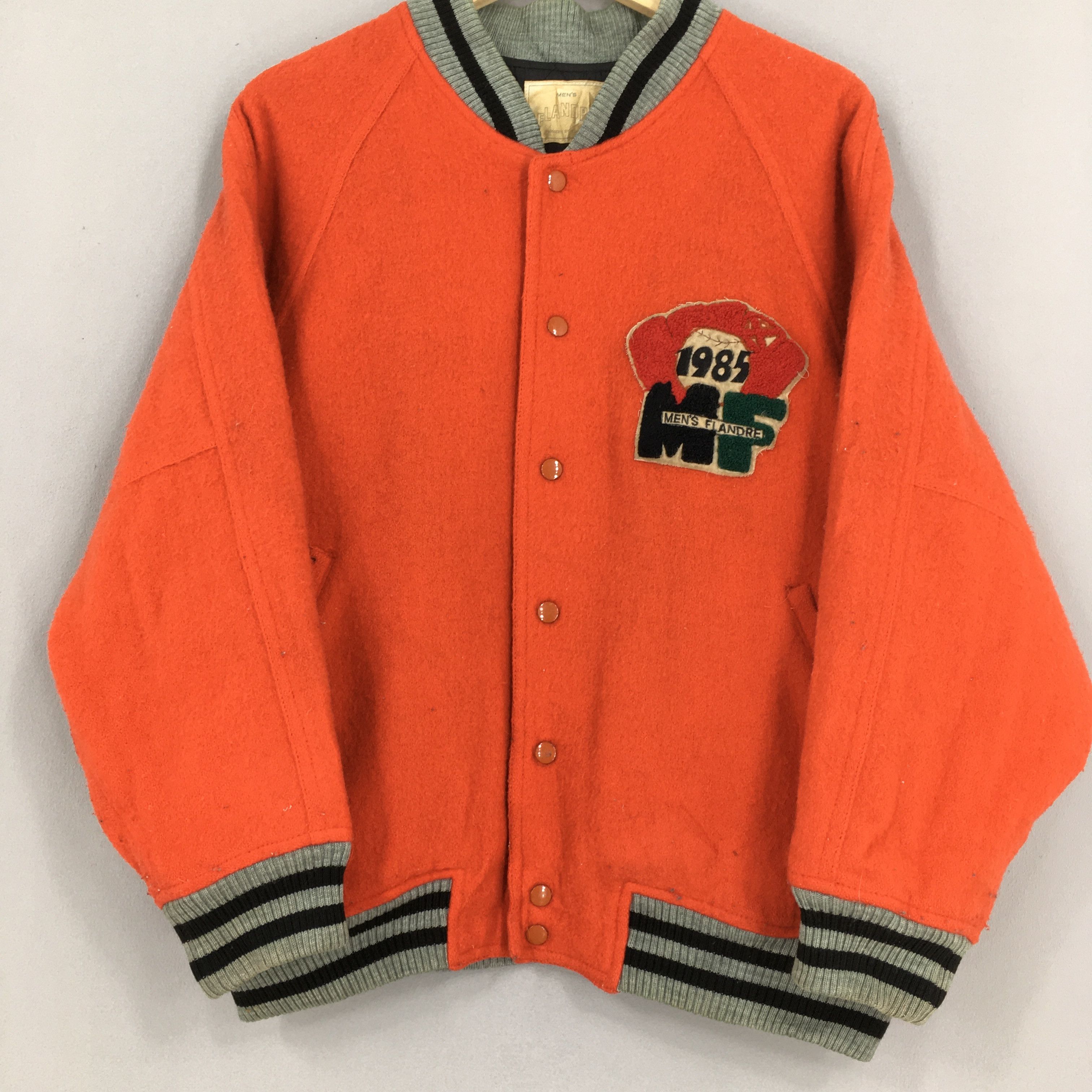 Japanese Brand Vintage 1985 Men's Flandre Japan Wool Jacket Large Size US L / EU 52-54 / 3 - 5 Thumbnail