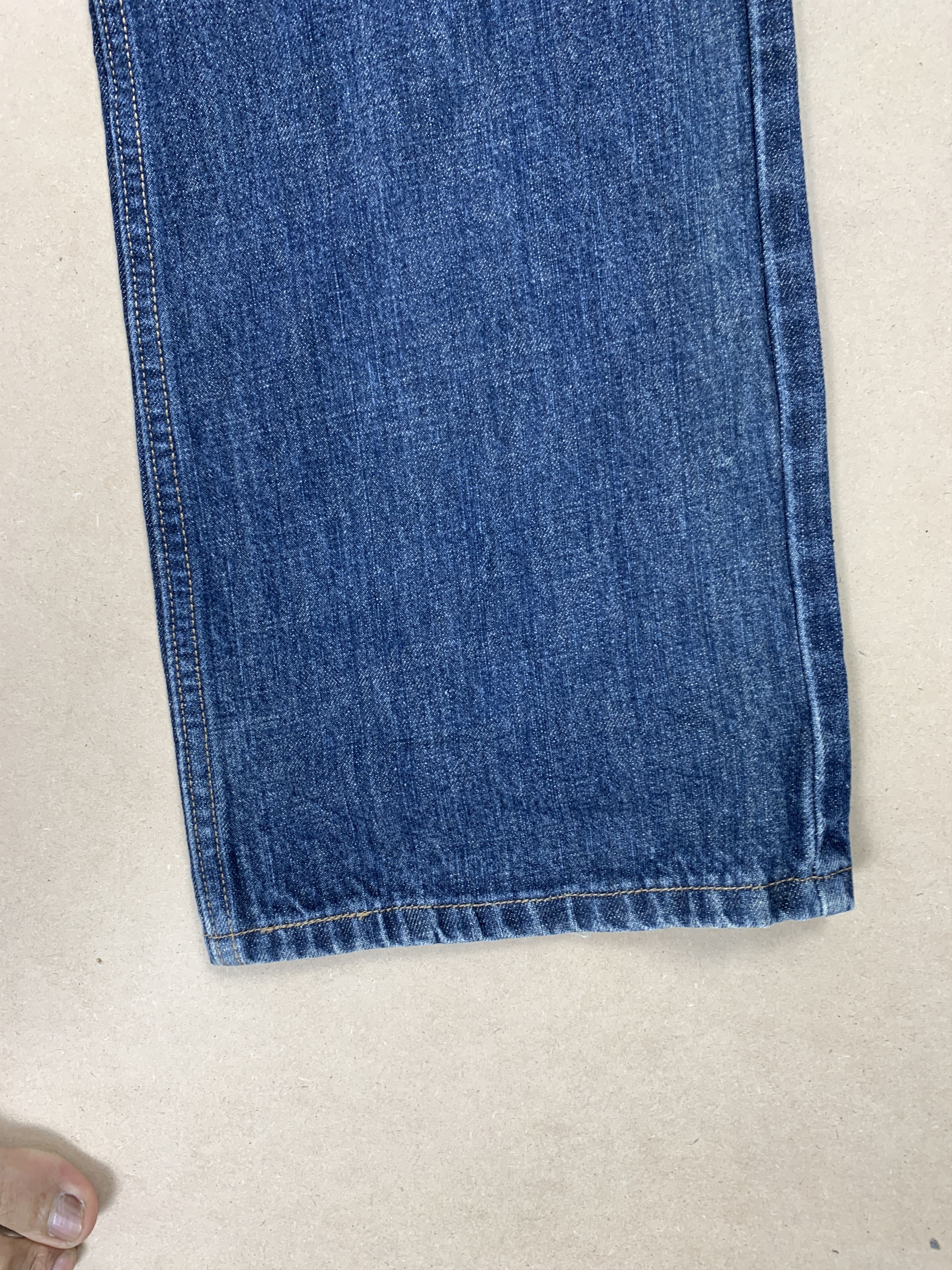 Levi's × Vintage Vintage LEVI'S 557 Relaxed Boot Blue Jeans Size US 34 / EU 50 - 3 Thumbnail