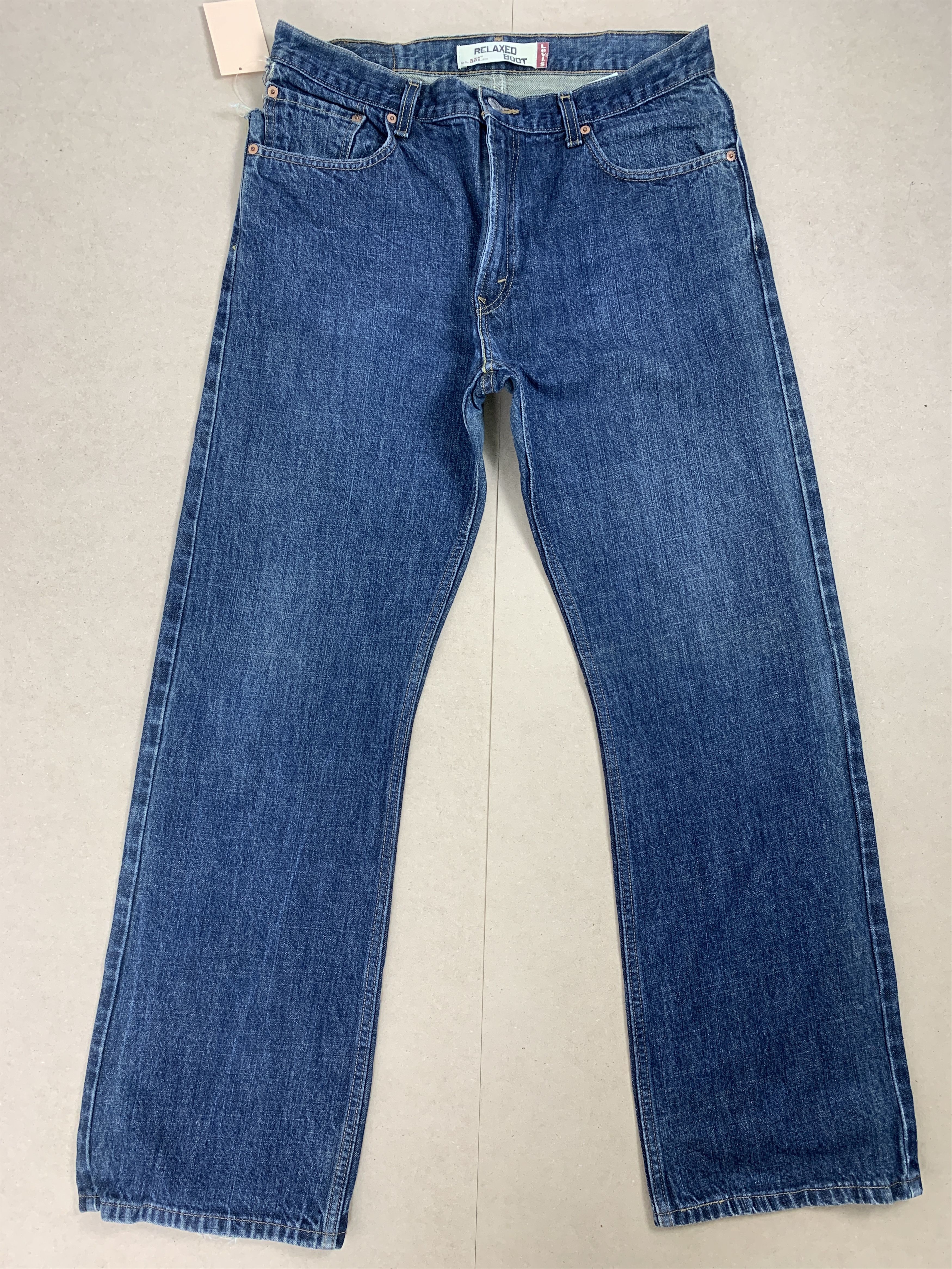 Levi's × Vintage Vintage LEVI'S 557 Relaxed Boot Blue Jeans Size US 34 / EU 50 - 1 Thumbnail