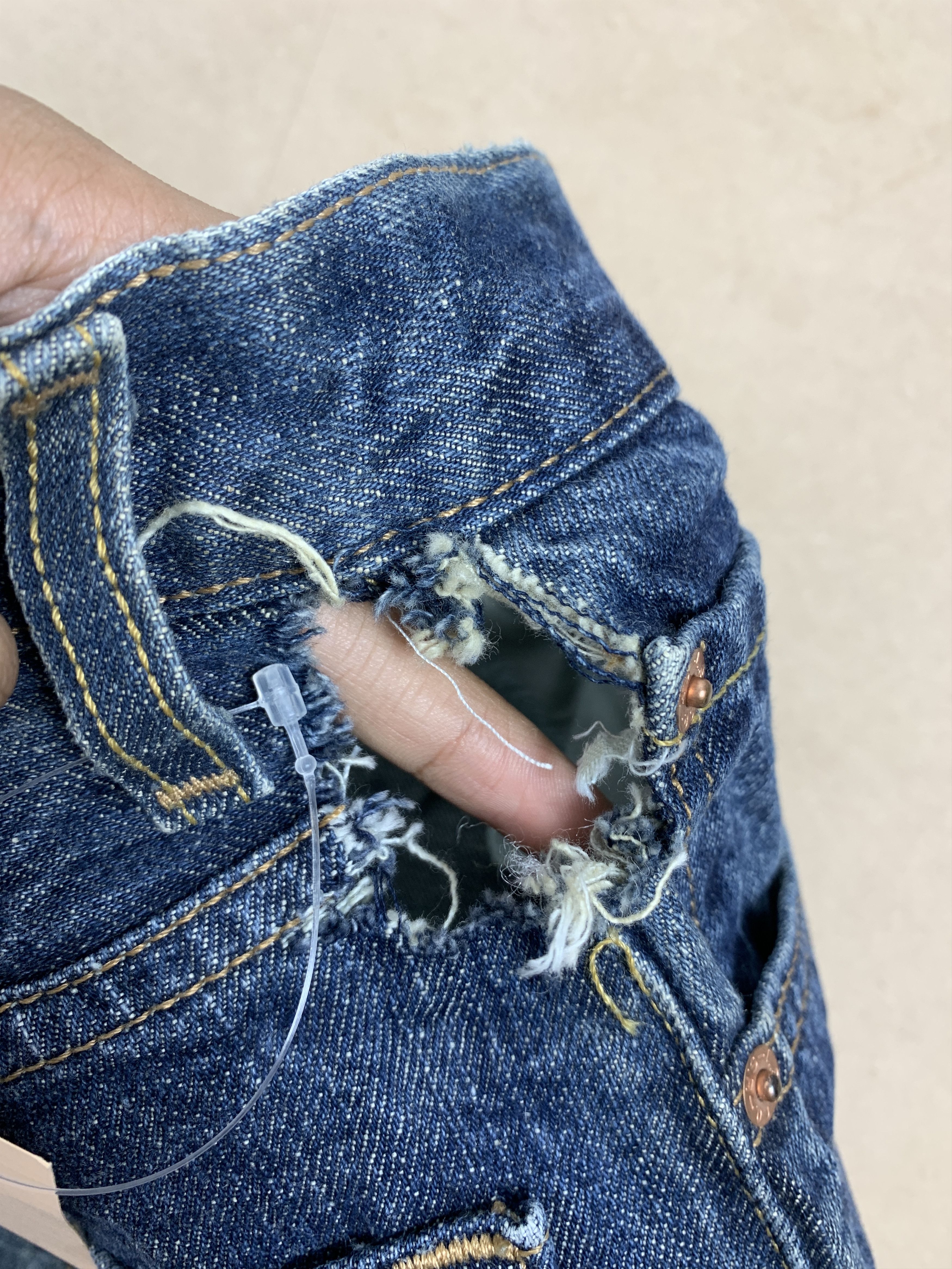 Levi's × Vintage Vintage LEVI'S 557 Relaxed Boot Blue Jeans Size US 34 / EU 50 - 13 Thumbnail