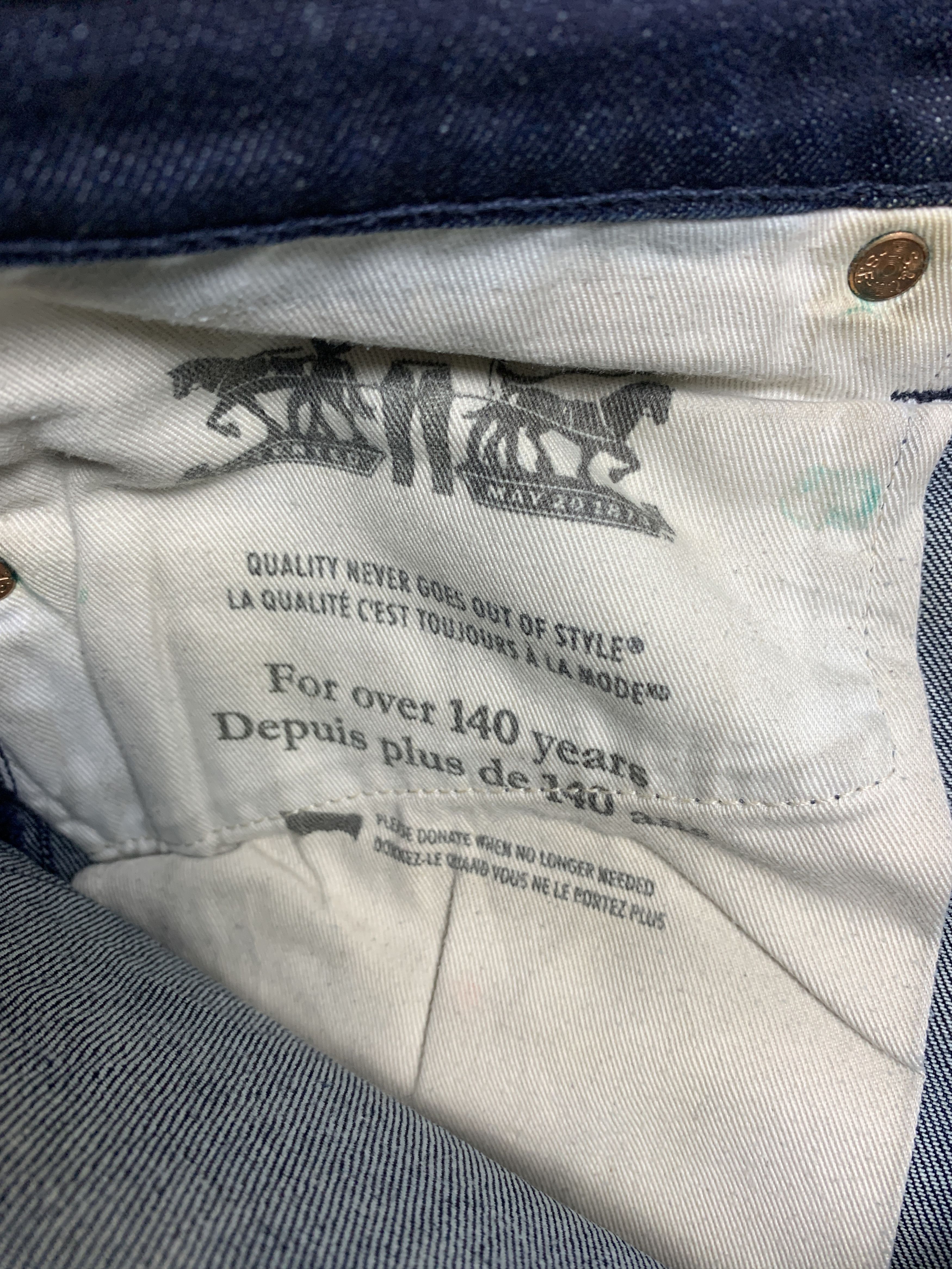Levi's Vintage Levis 541 Mid Skinny Faded Blue Jeans Size US 32 / EU 48 - 12 Thumbnail