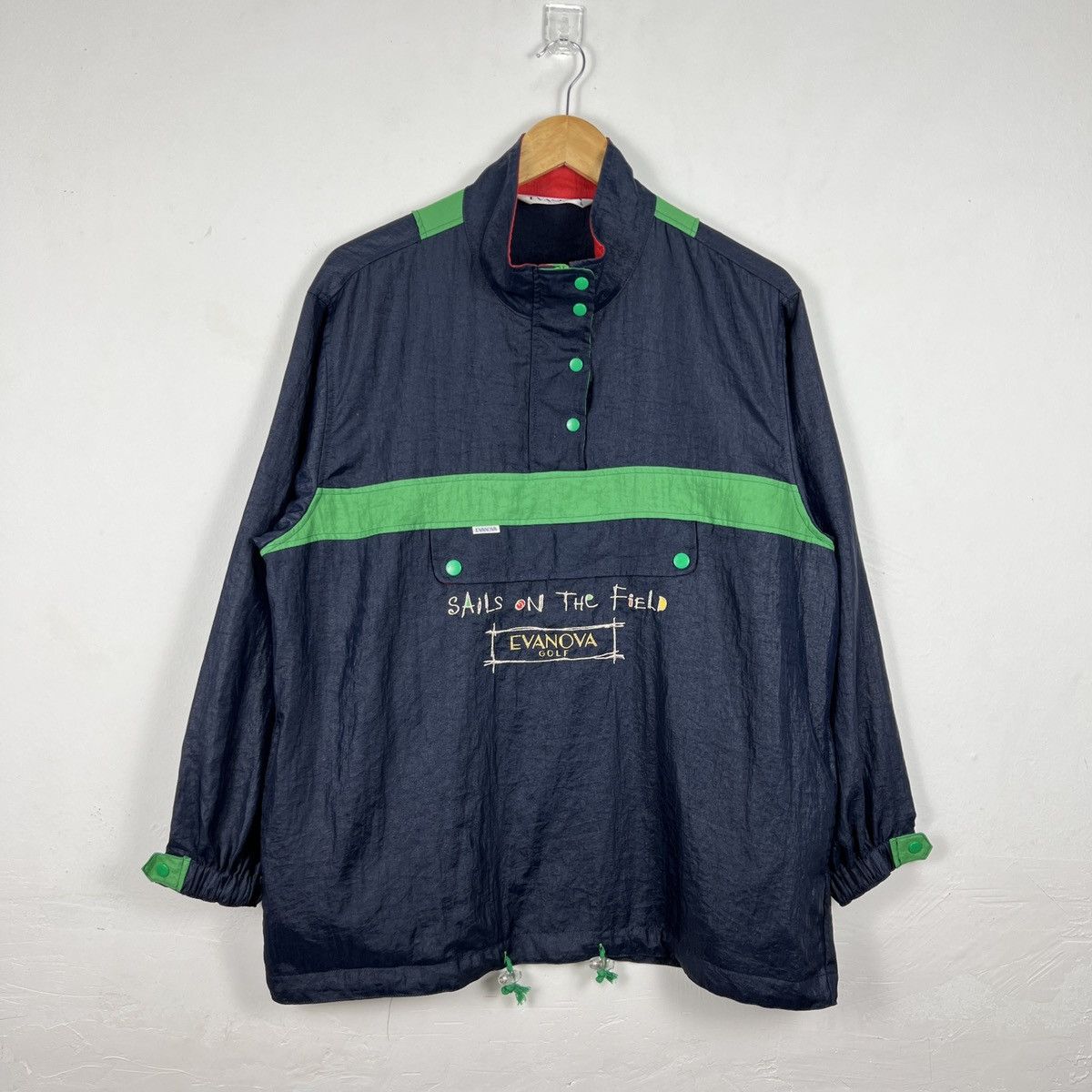 Japanese Brand Vintage Evanova Mizuno Half Zip Size US L / EU 52-54 / 3 - 1 Thumbnail