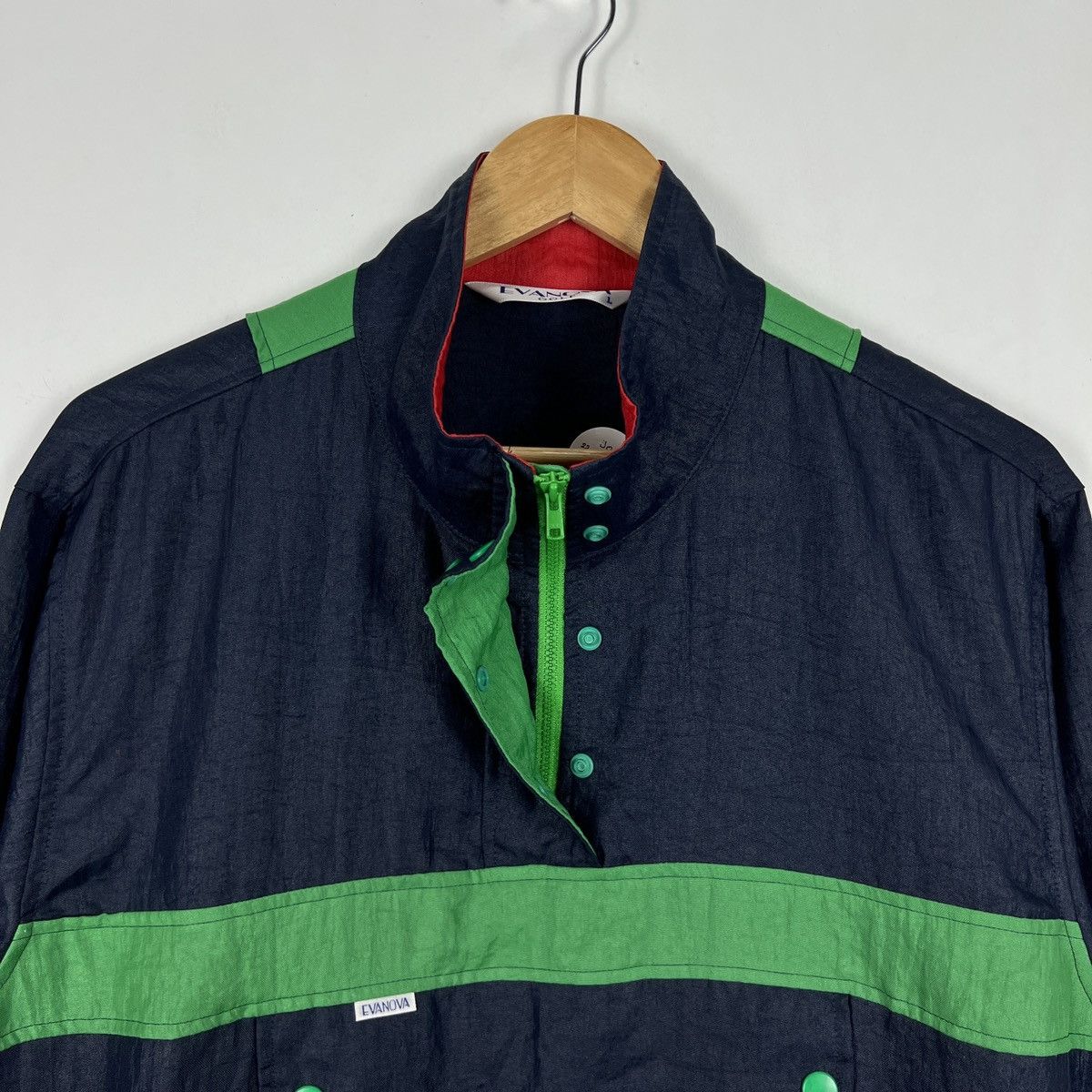 Japanese Brand Vintage Evanova Mizuno Half Zip Size US L / EU 52-54 / 3 - 4 Thumbnail