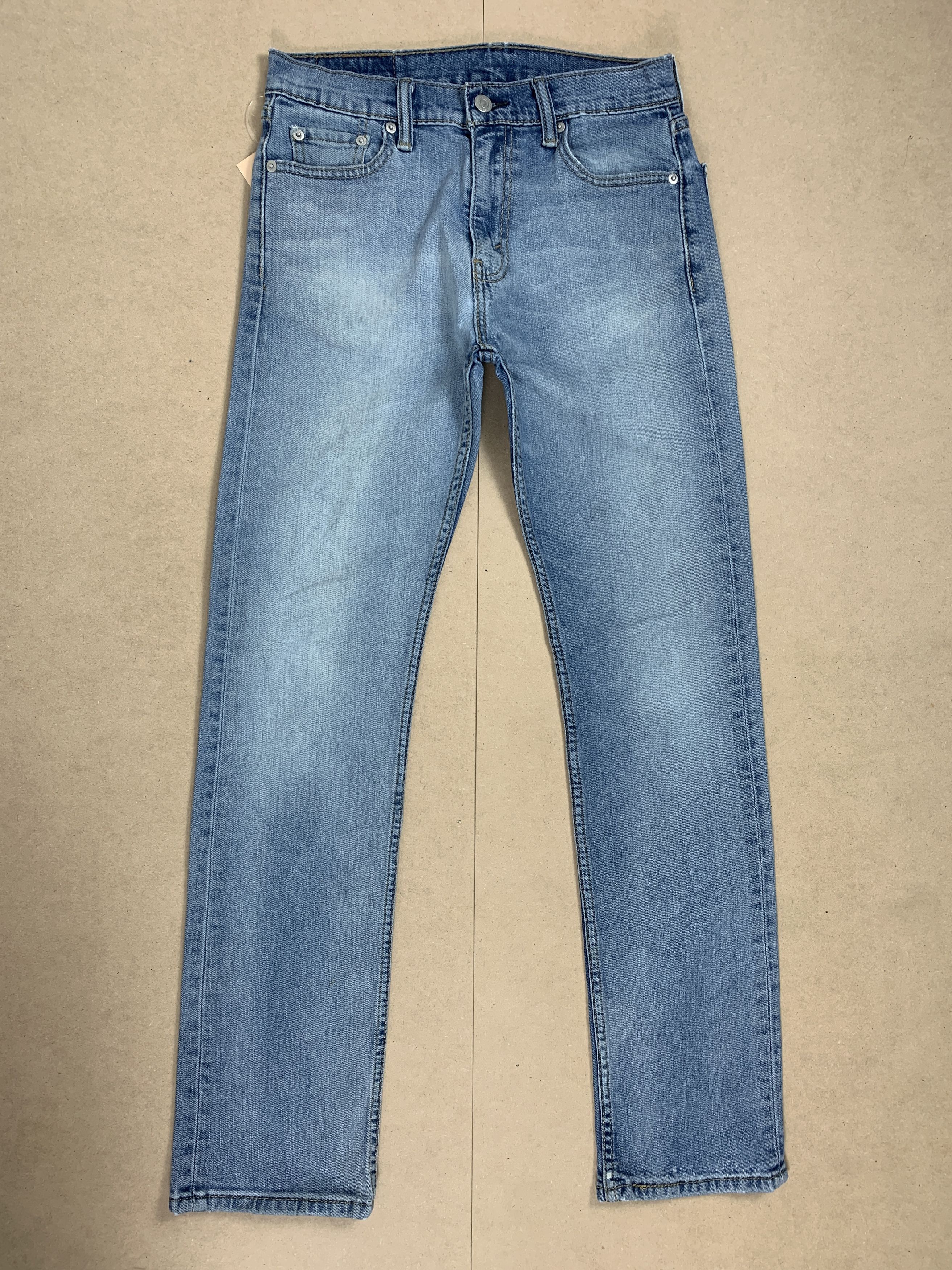 Levi's × Vintage Vintage Levis 513 Straight Cut Faded Mid Wash Jeans Size US 27 - 1 Thumbnail