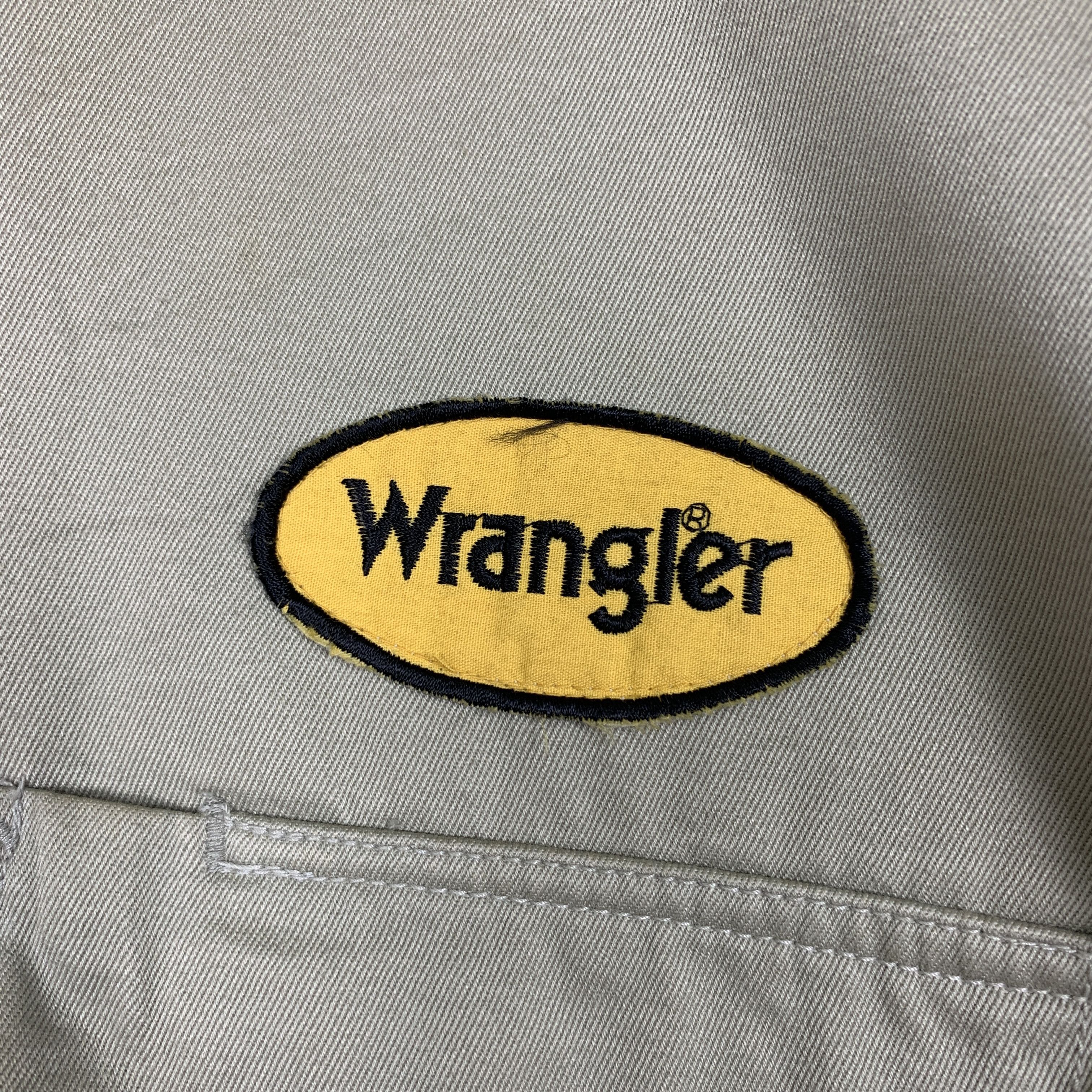 Wrangler Vintage Wrangler Worker Patches Zip Up Jacket Size US L / EU 52-54 / 3 - 6 Thumbnail