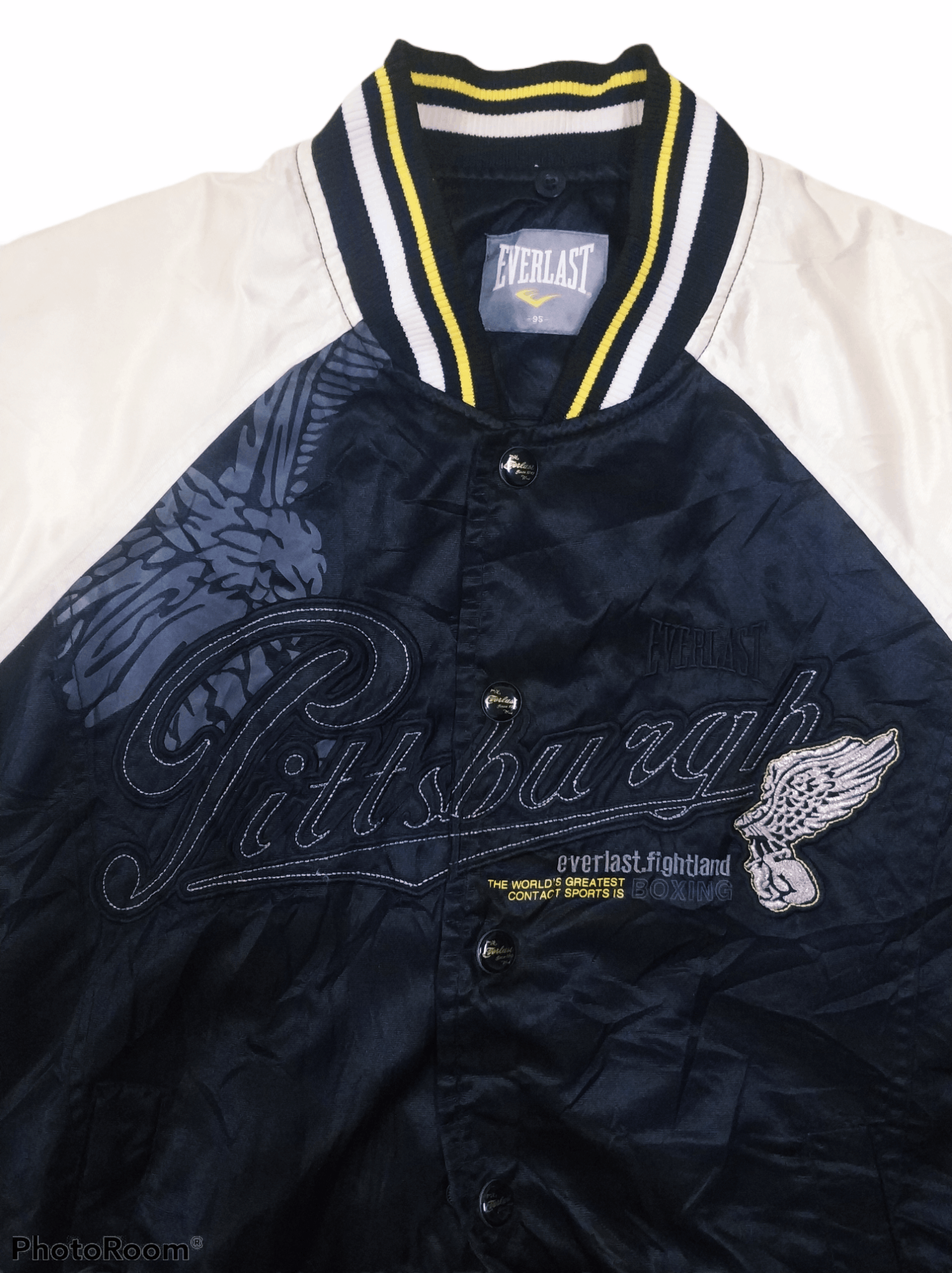 Everlast 🔥Everlast x Pittsburgh Eagle Sukajan Starter Jacket Size US M / EU 48-50 / 2 - 5 Thumbnail