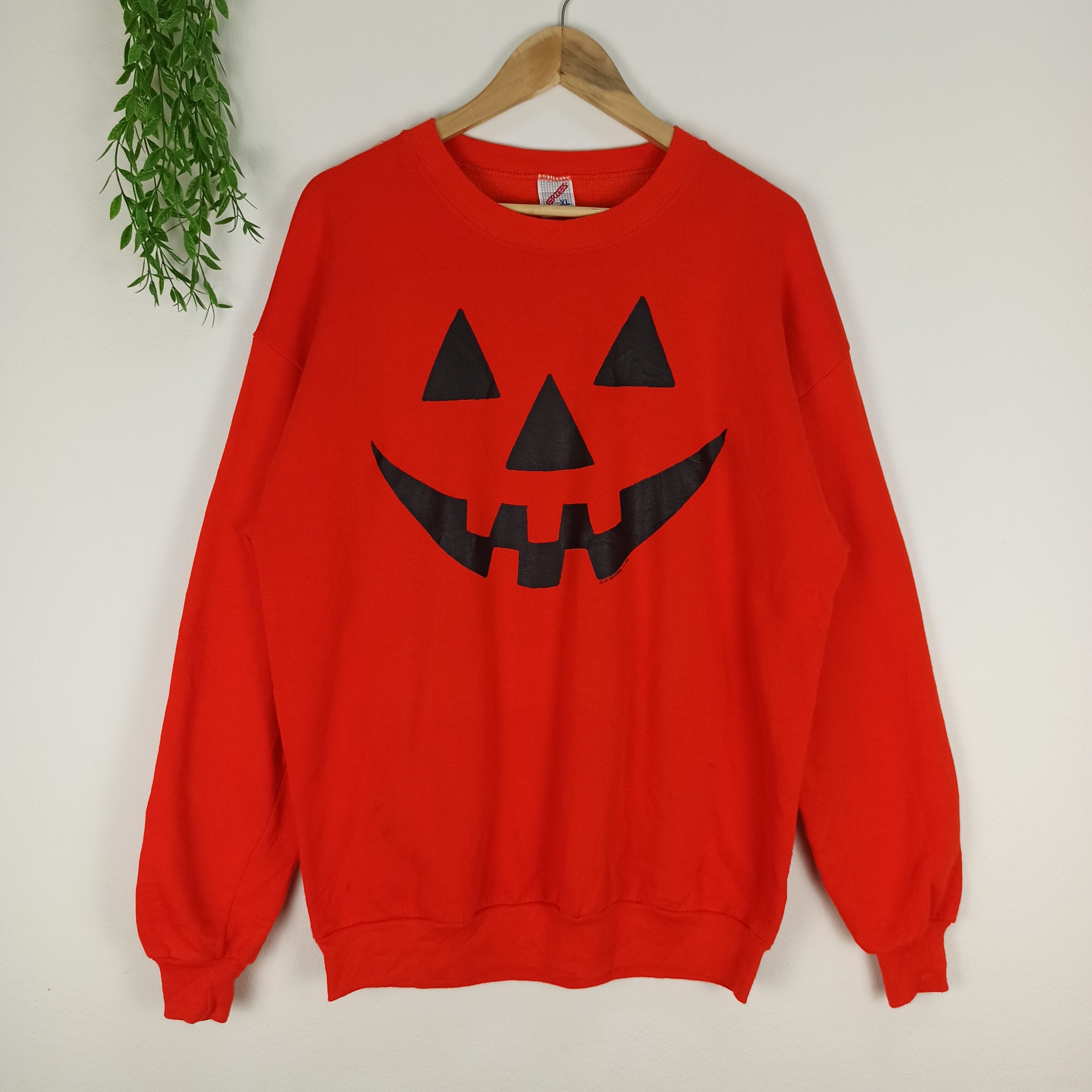 Expert Horror Vintage Jack-O’-Lantern Halloween Pumpkin Sweatshirt Size US XL / EU 56 / 4 - 1 Thumbnail