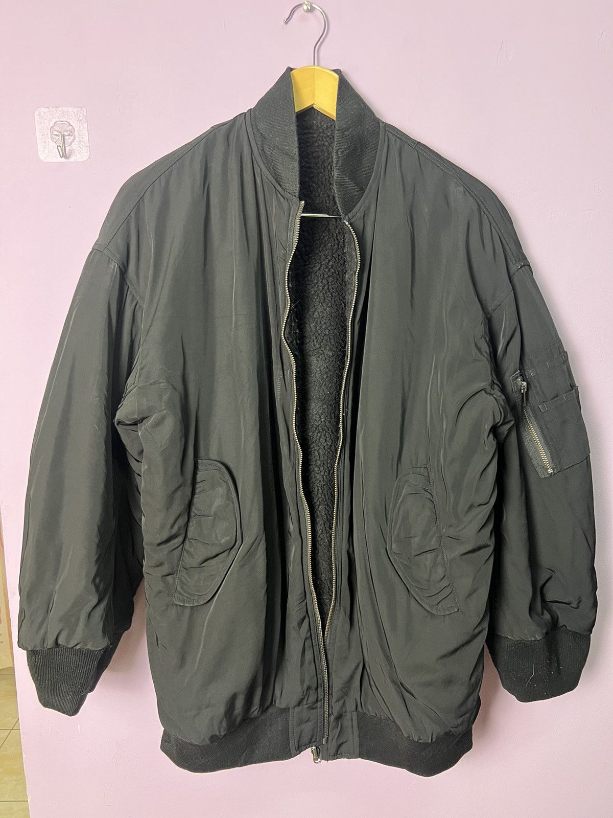 Japanese Brand 🔥Rare Jeanasis Reversible Sherpa Bombers Size US L / EU 52-54 / 3 - 15 Thumbnail