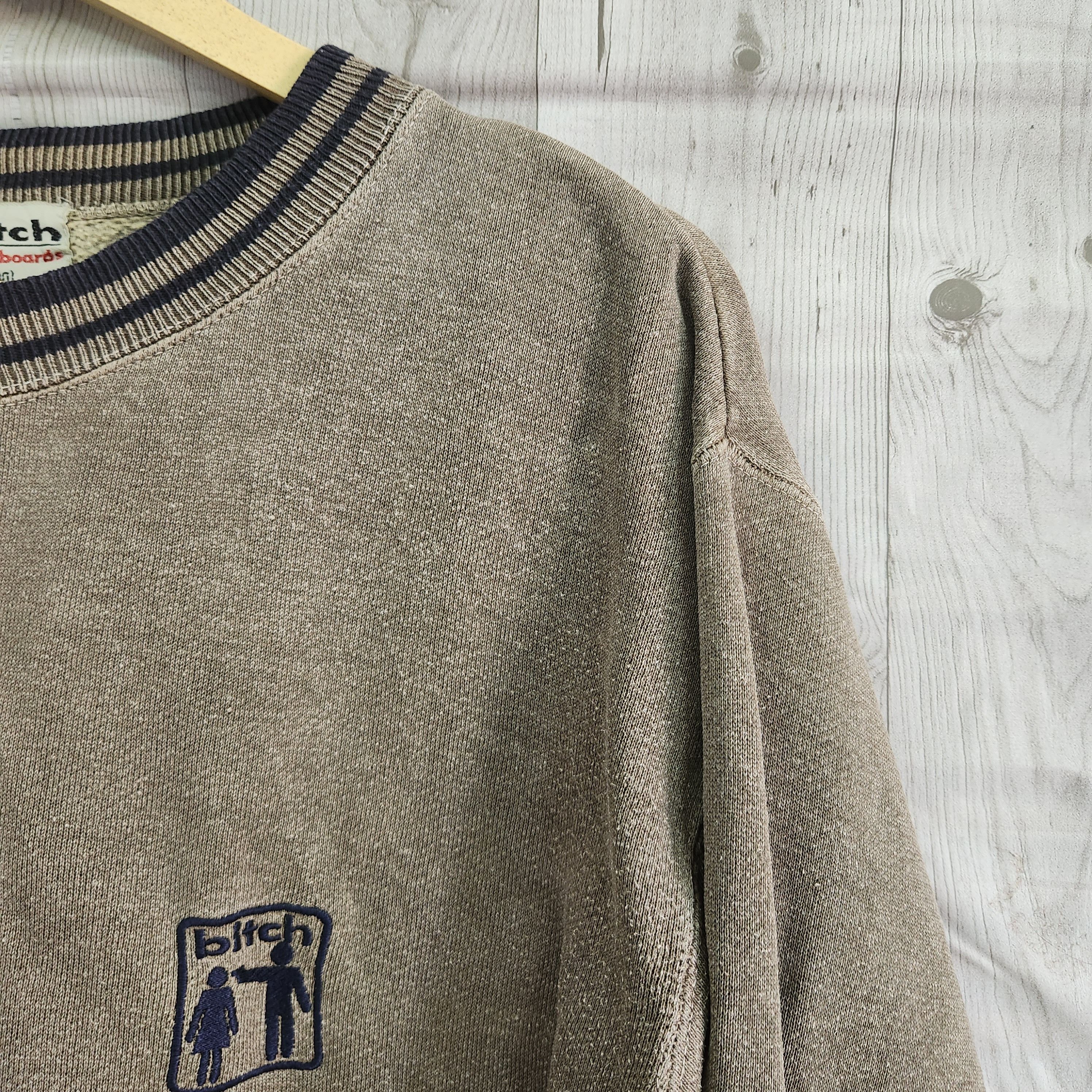 Sex Skateboards × Vintage Vintage 80s Bitch Skategang Jumper Sweatshirts Streetwear Size US M / EU 48-50 / 2 - 3 Thumbnail