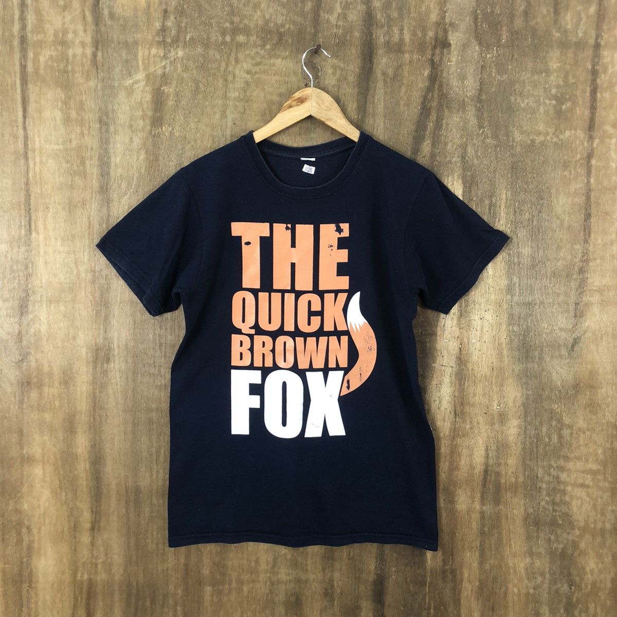 Japanese Brand DLL The Quick Brown Fox Dark Blue T-shirt #025 Size US M / EU 48-50 / 2 - 1 Thumbnail