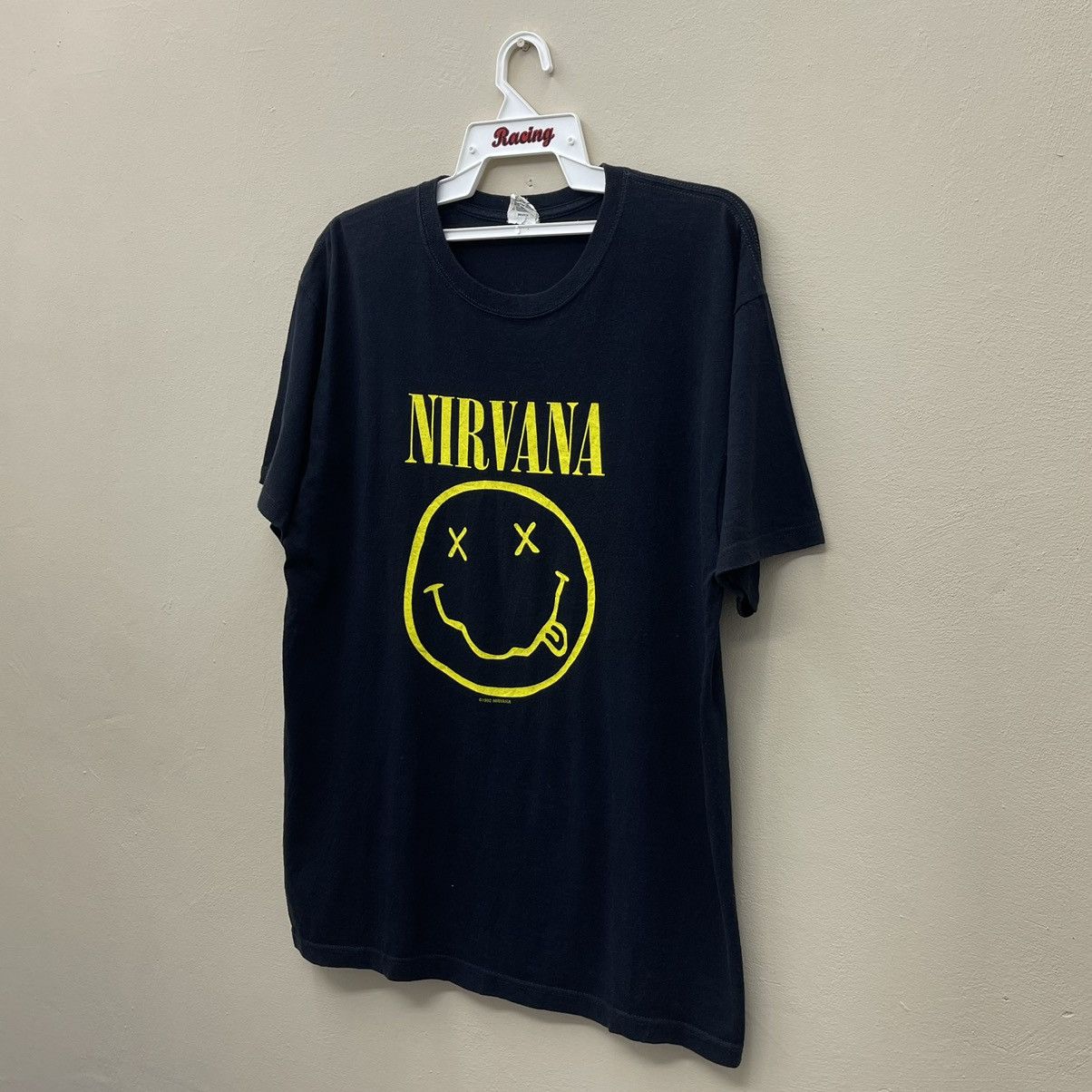 Nirvana × Vintage Vintage Nirvana Smiley Subpop Grunge Kurt Cobain Size US L / EU 52-54 / 3 - 7 Thumbnail
