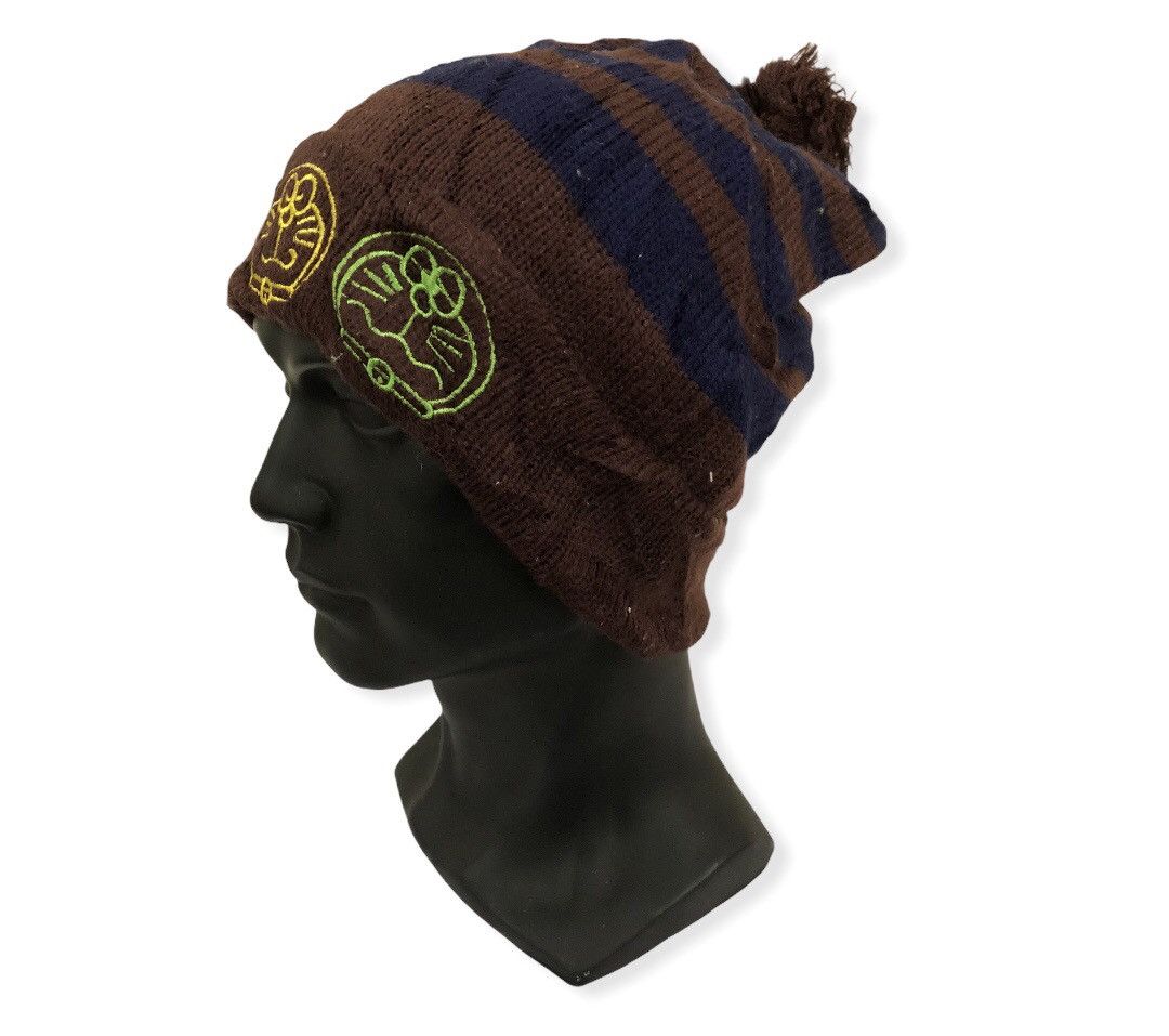 Cartoon Network × Vintage Vintage Doraemon Cartoon Beanie Hat Size ONE SIZE - 2 Thumbnail