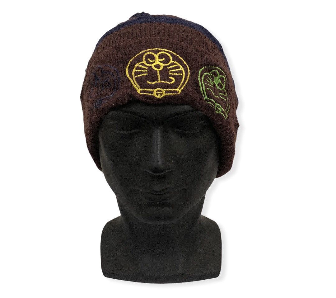 Cartoon Network × Vintage Vintage Doraemon Cartoon Beanie Hat Size ONE SIZE - 1 Thumbnail
