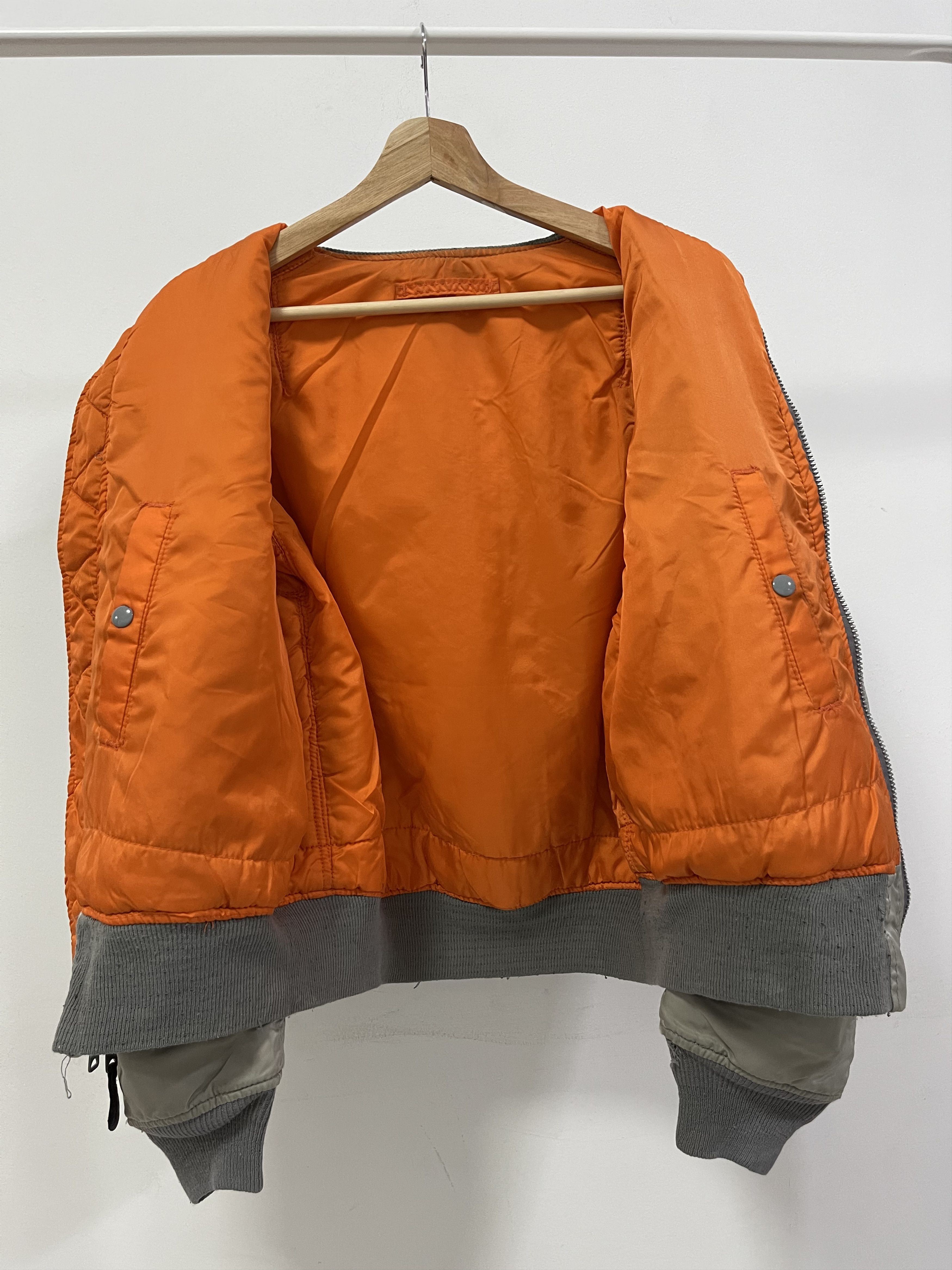 Alpha Industries × Vintage Vintage Alpha Industries Reversible Distressed Bomber Jacket Size US M / EU 48-50 / 2 - 10 Thumbnail