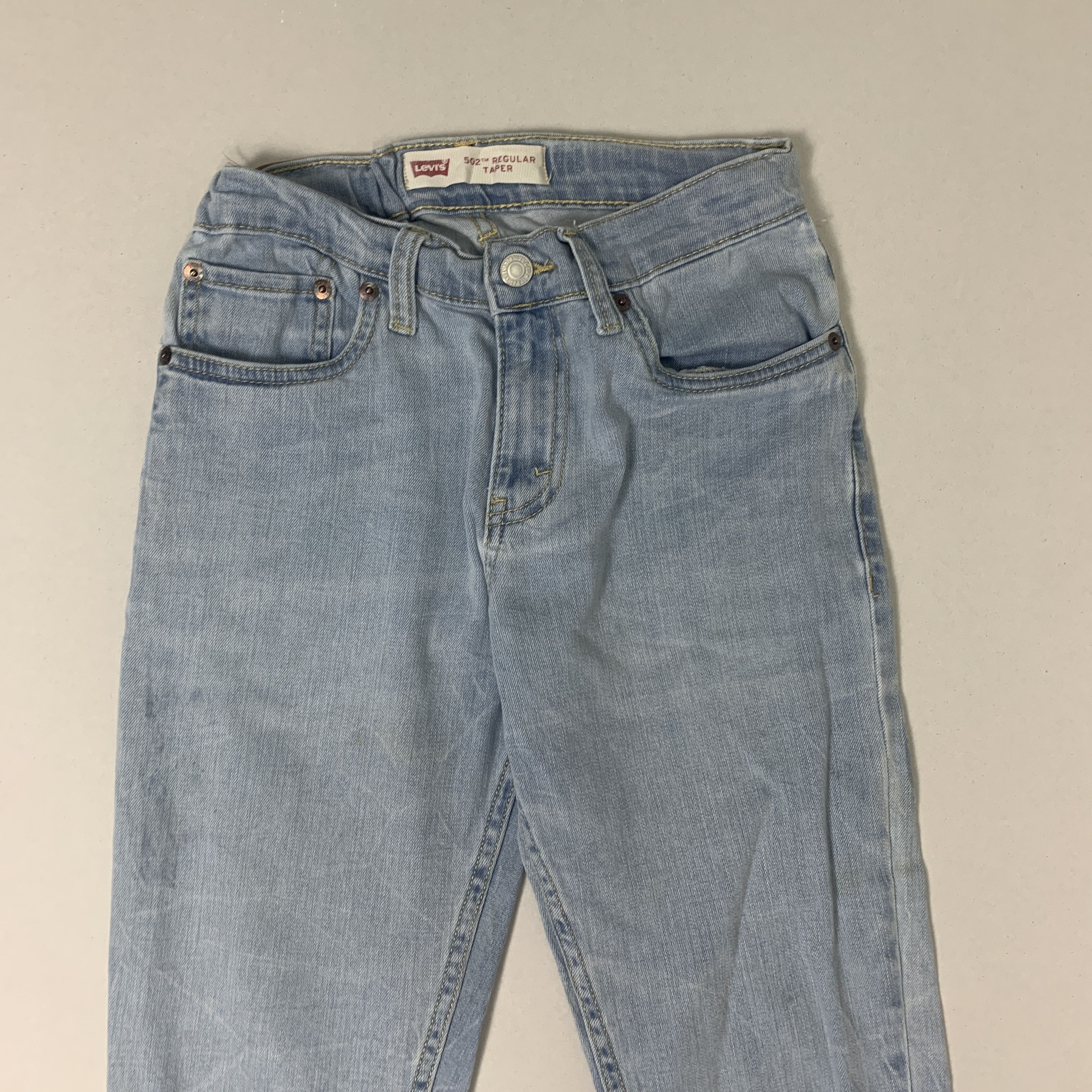 Levi's × Vintage Vintage Levis 502 Blue Denim Jeans Size US 26 / EU 42 - 2 Thumbnail