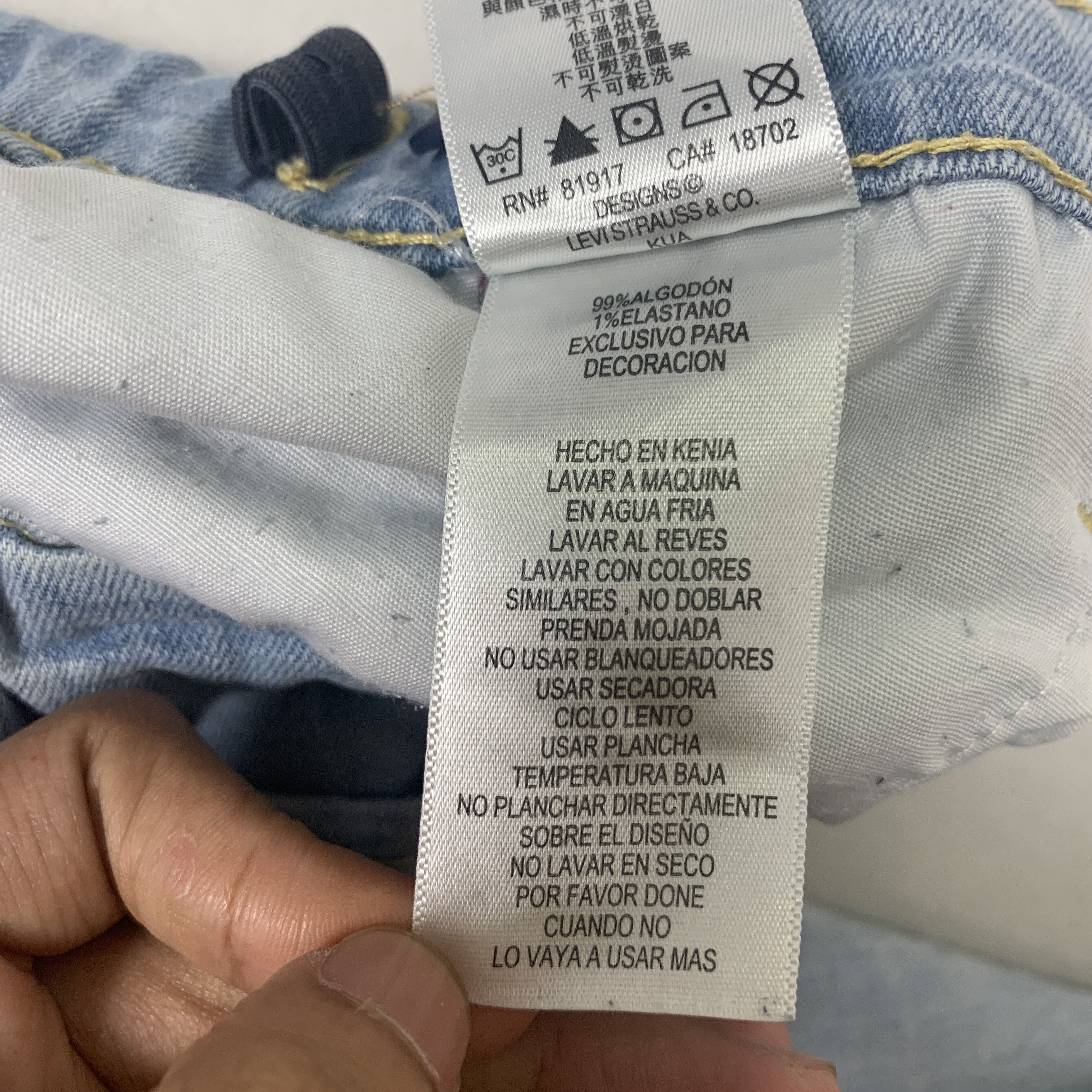 Levi's × Vintage Vintage Levis 502 Blue Denim Jeans Size US 26 / EU 42 - 15 Thumbnail